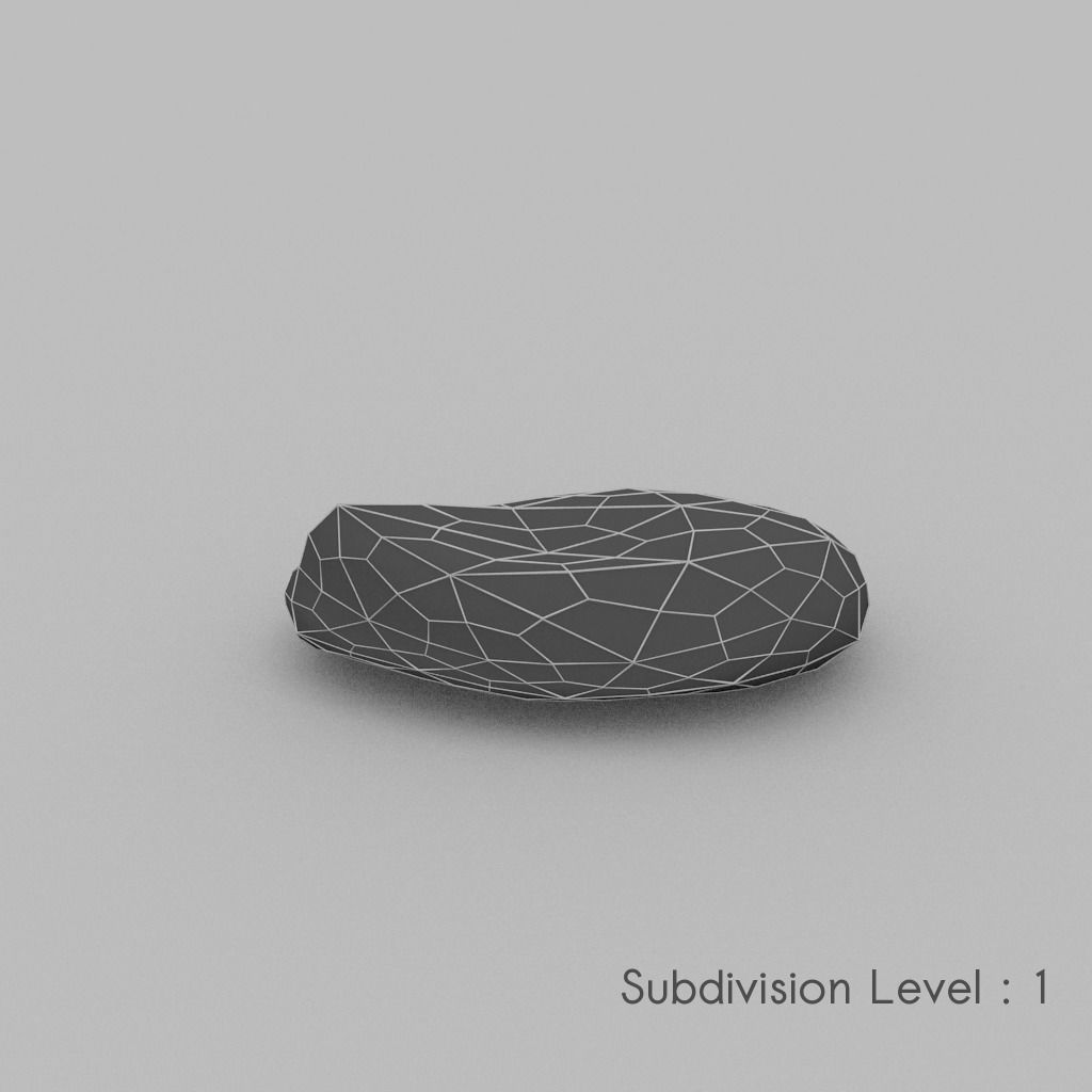 Rock 1e Free low-poly 3D model_5