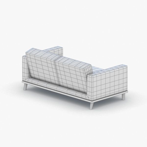0160 - Sofa Low-poly 3D model_3