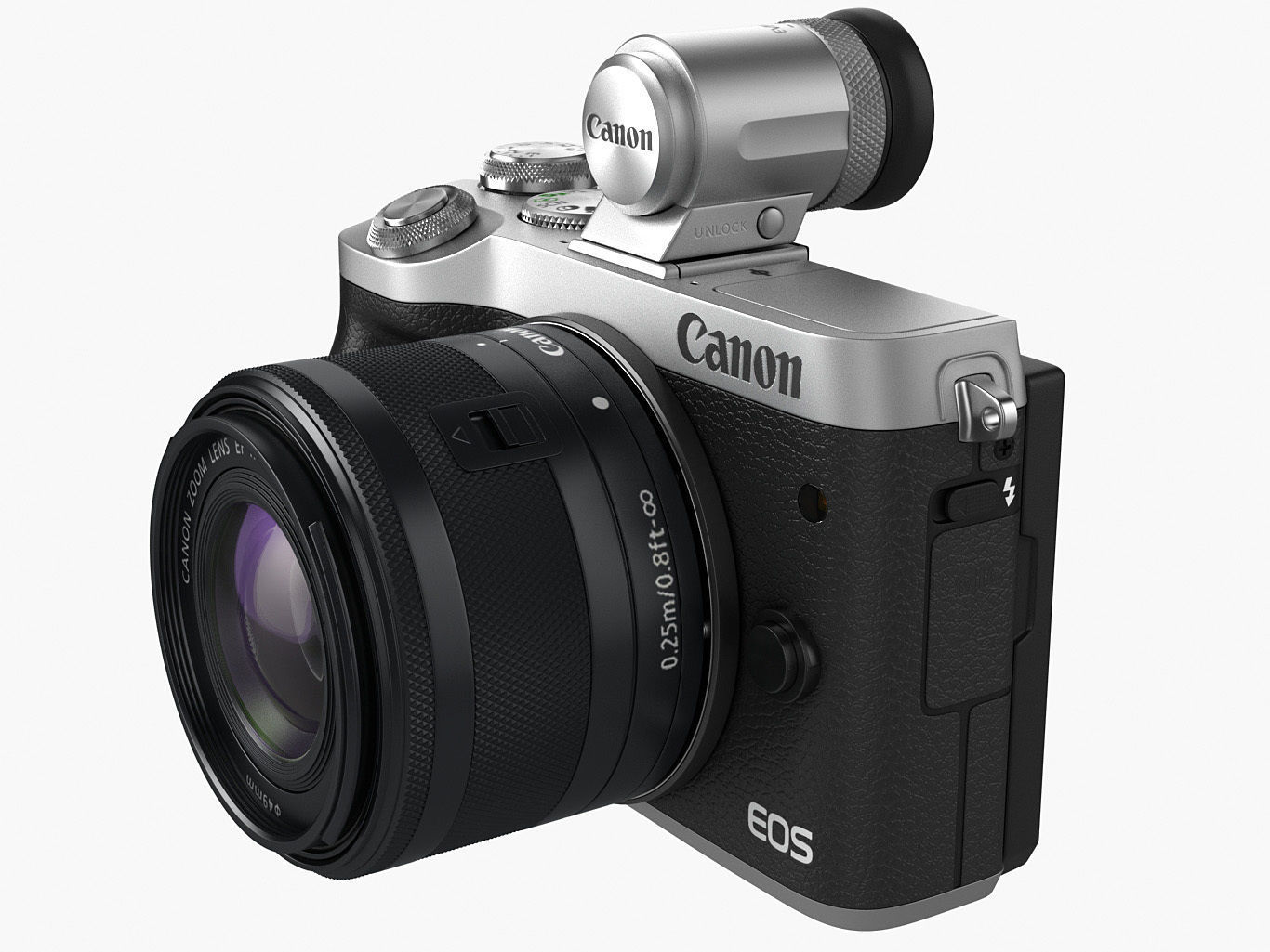 Canon EOS M6 3D model_3