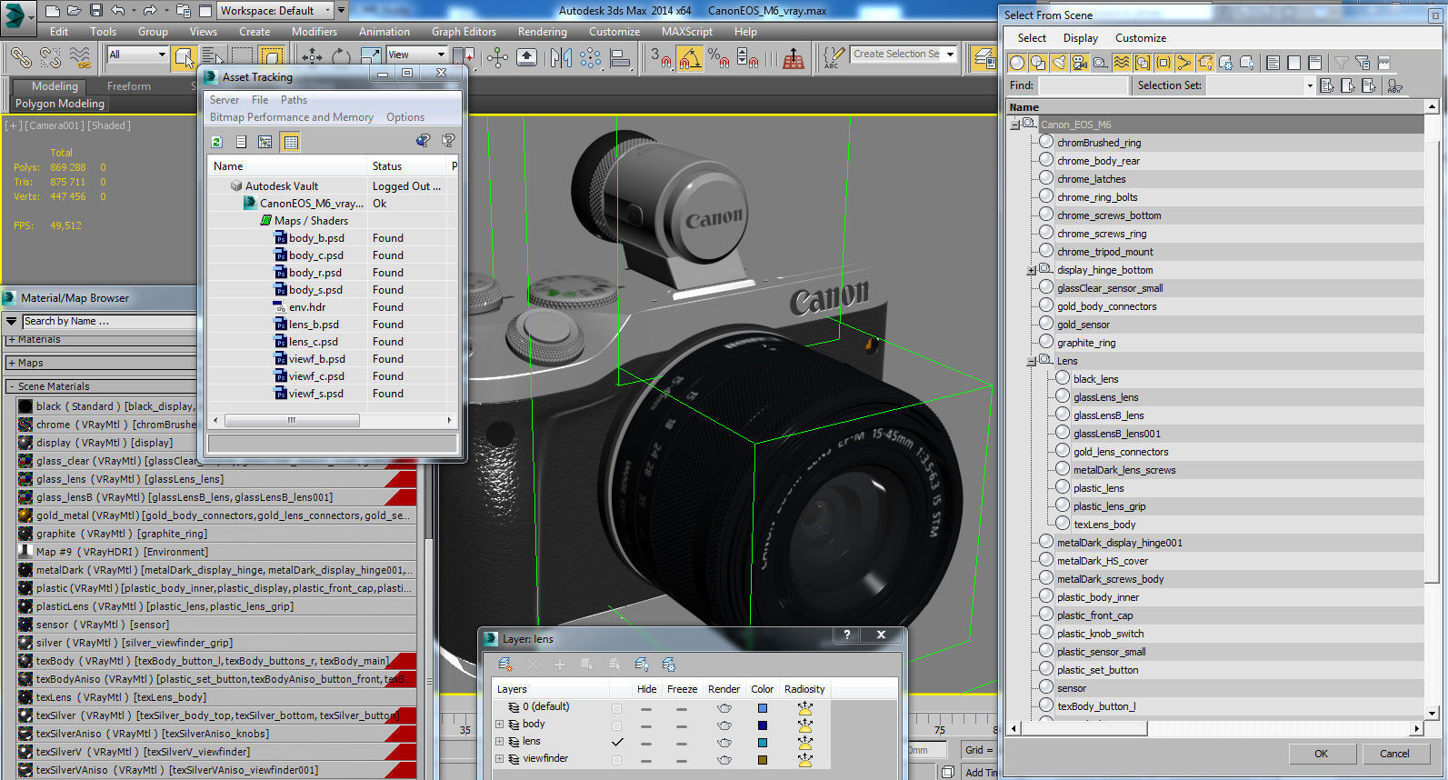 Canon EOS M6 3D model_20