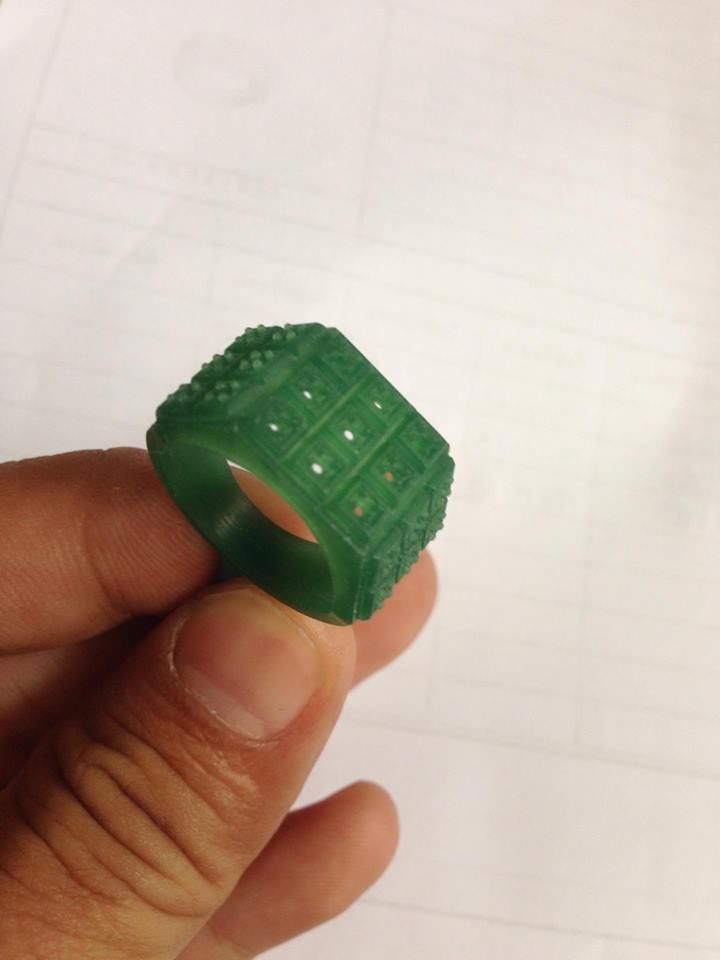 KENGKOD46 cube ring with diamonds 3D print model_9