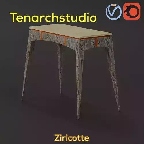 modern table contemporary render ready corona
