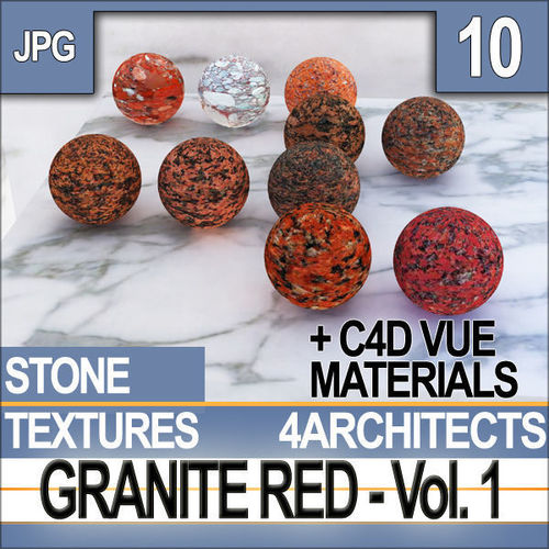 Granite Red and Materials Vol 1 Texture