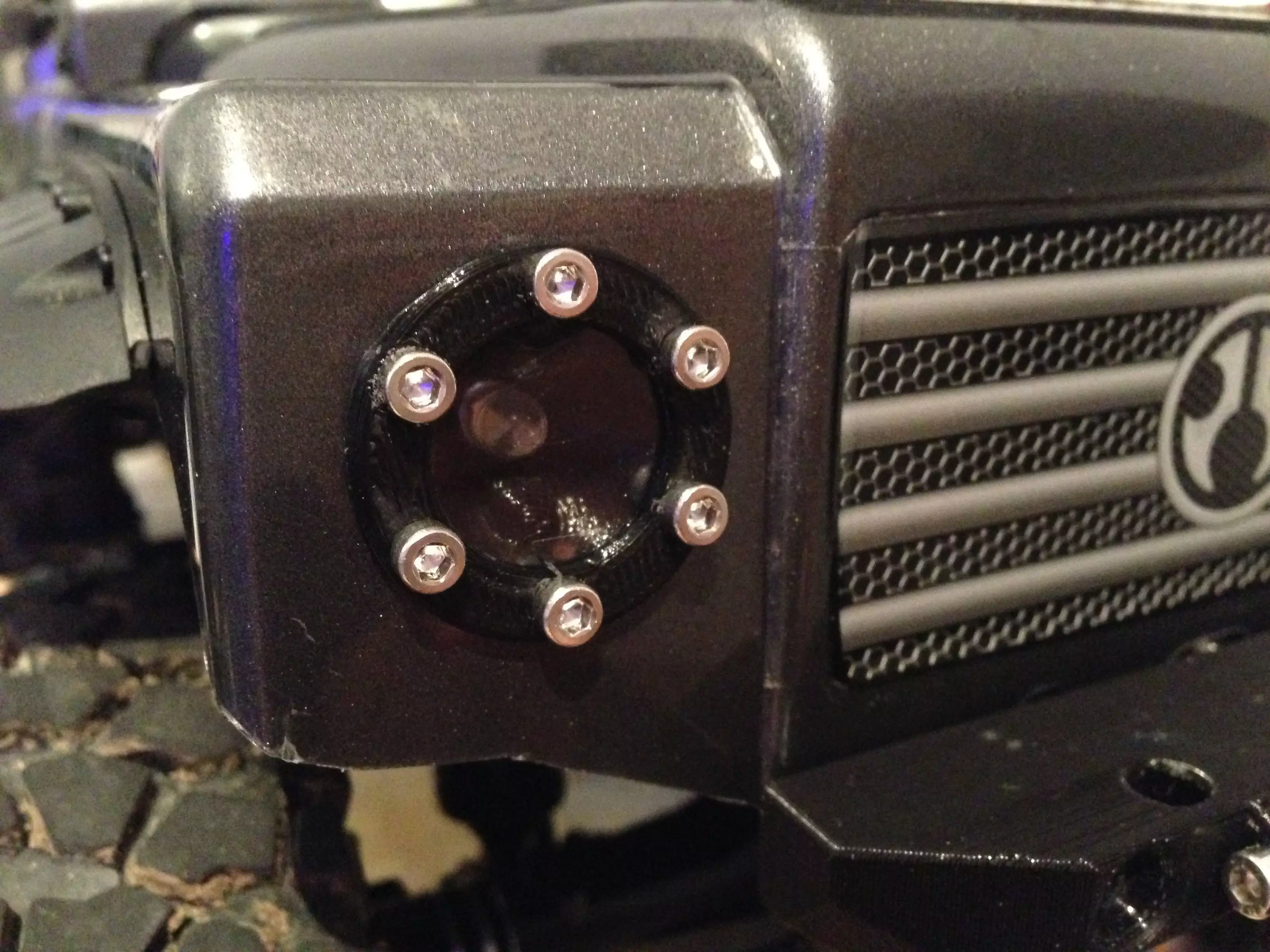 Axial SCX10 Scale Front Light Buckets 3D print model_0