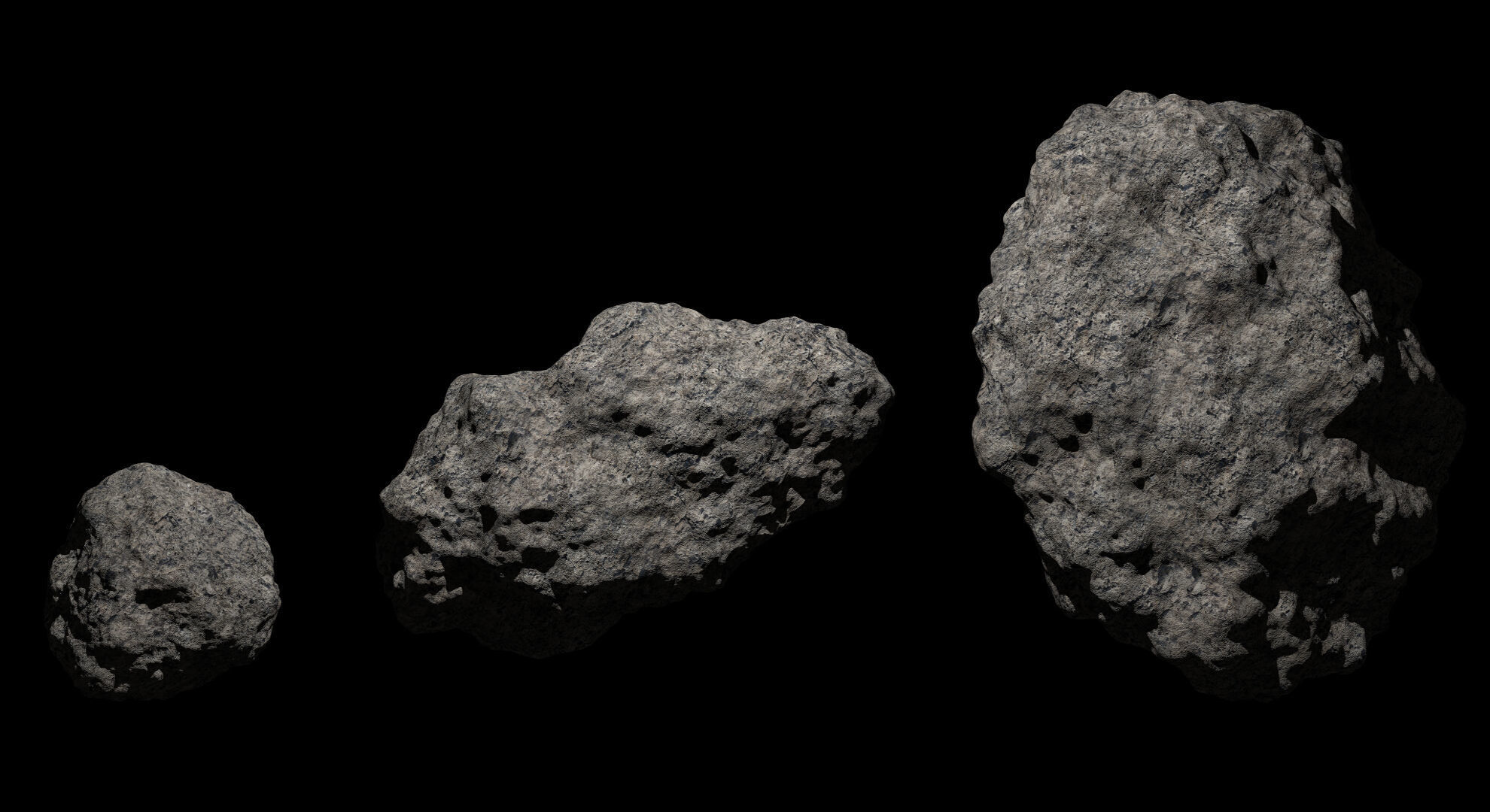 Fantasy Asteroid 2 3D model_2
