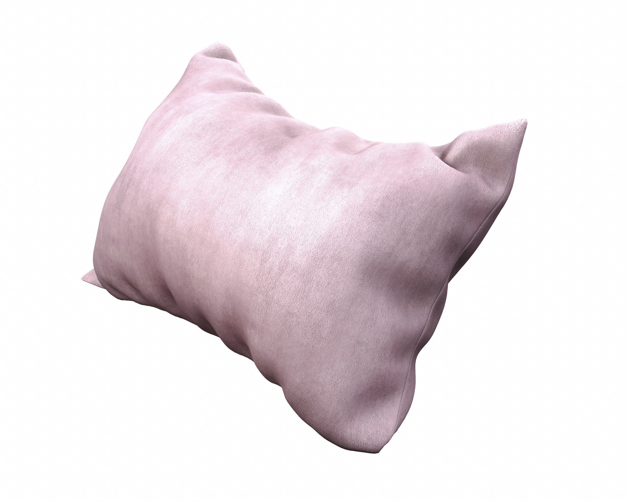 Pillow Set with flowers 3D model_7