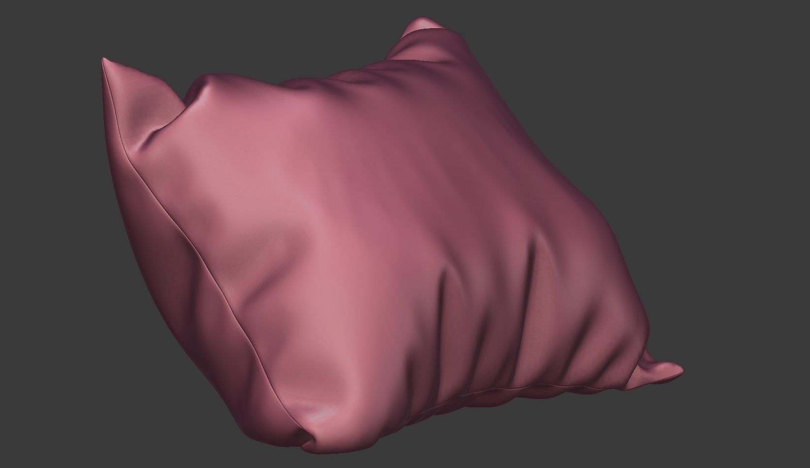 Pillow Set with flowers 3D model_24