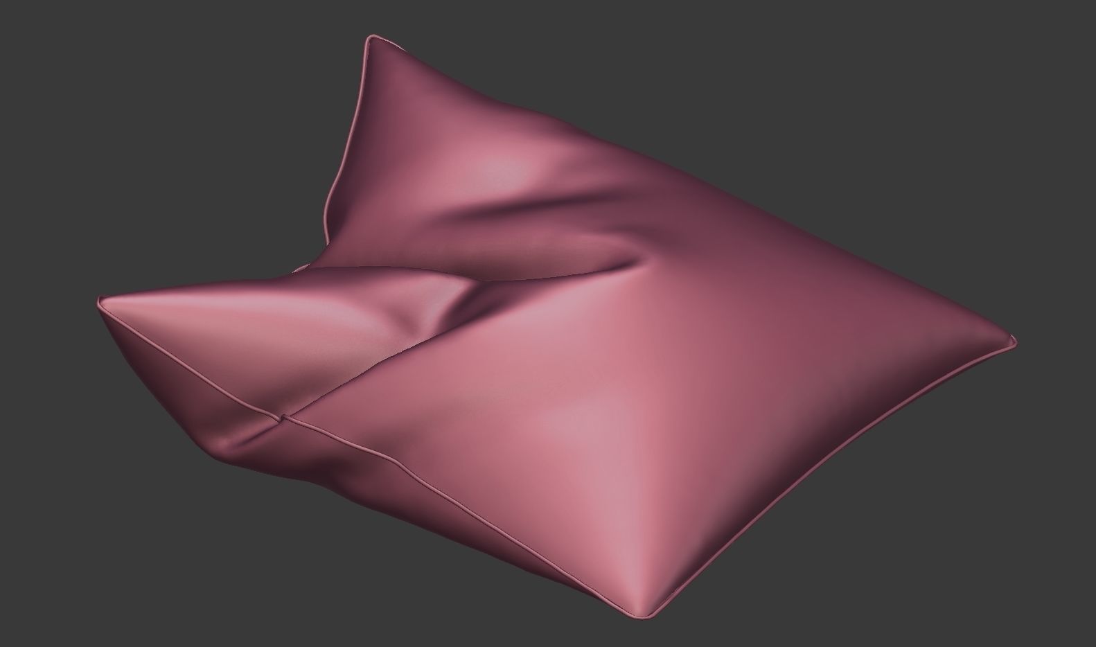 Pillow Set with flowers 3D model_19