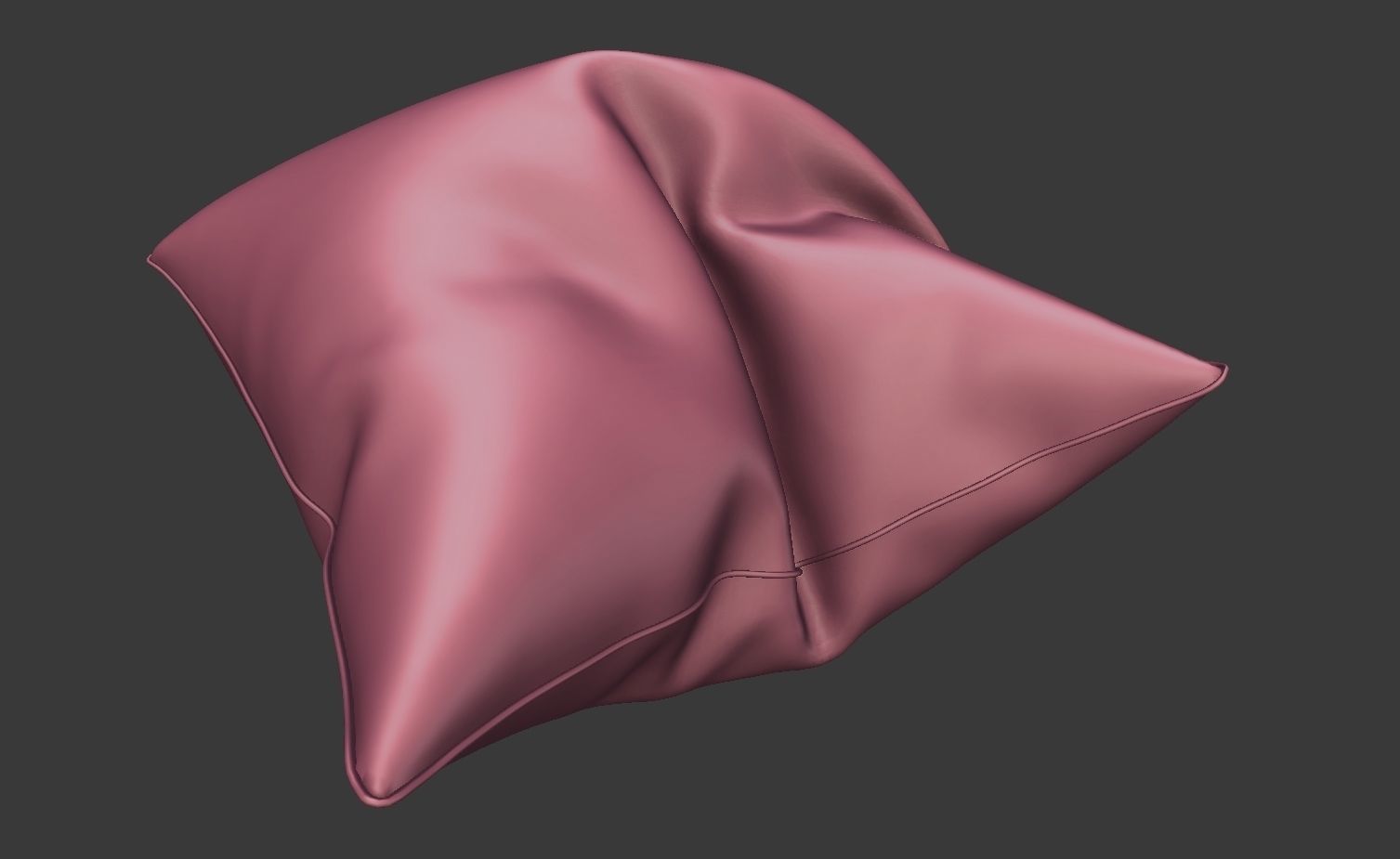 Pillow Set with flowers 3D model_31