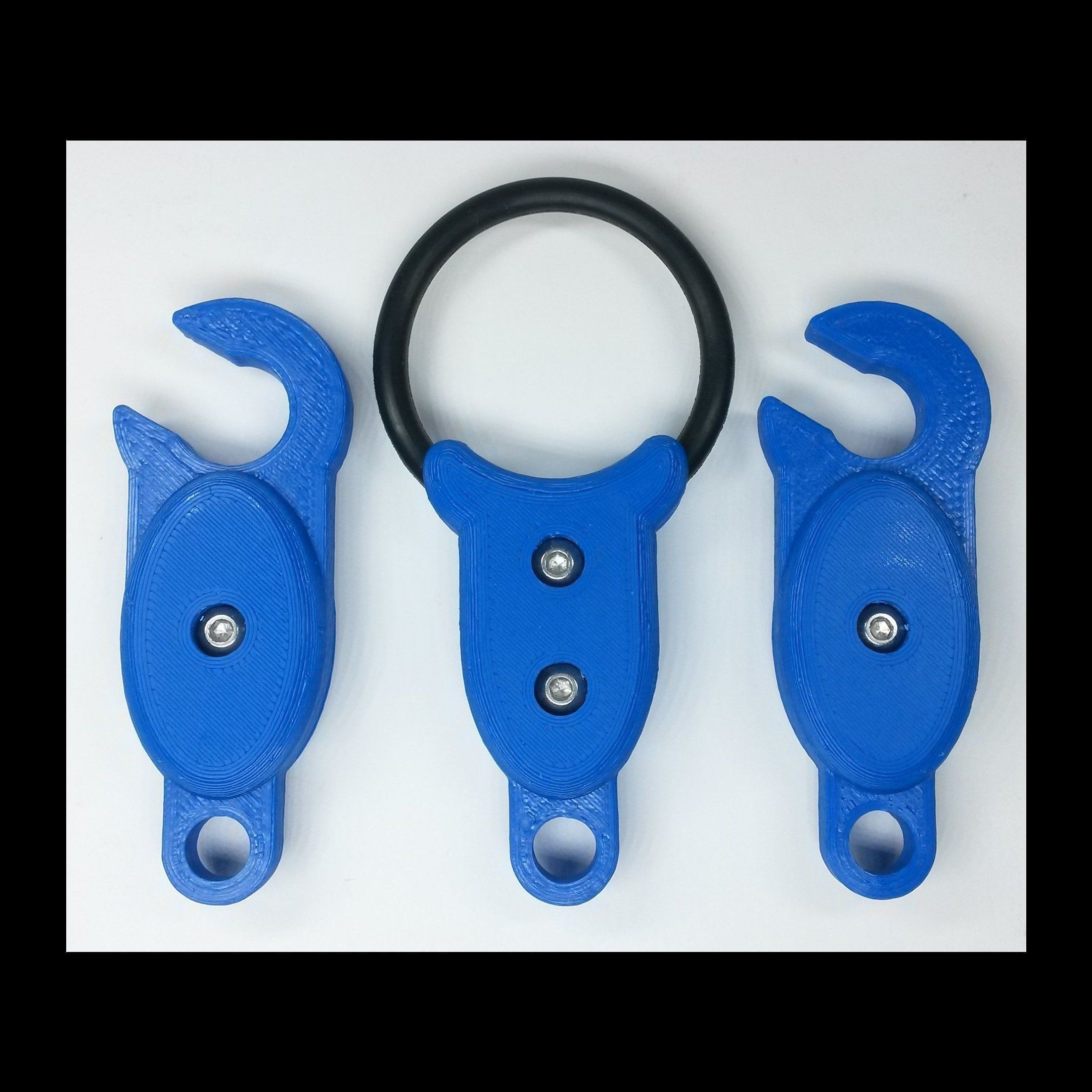 SCUBA - COMPLEX - LP Hose Clip 3D print model_7