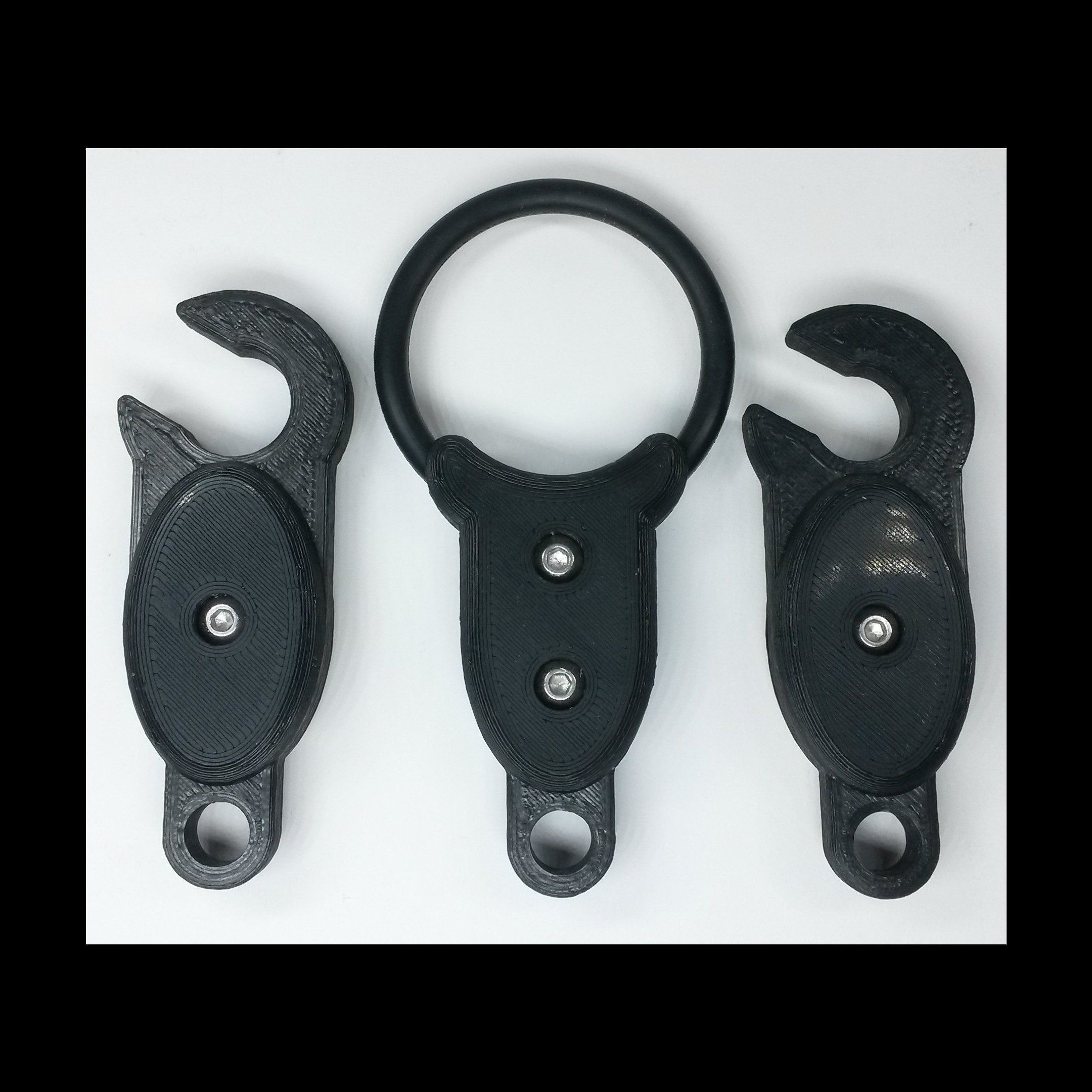 SCUBA - COMPLEX - HP Hose Clip 3D print model_9