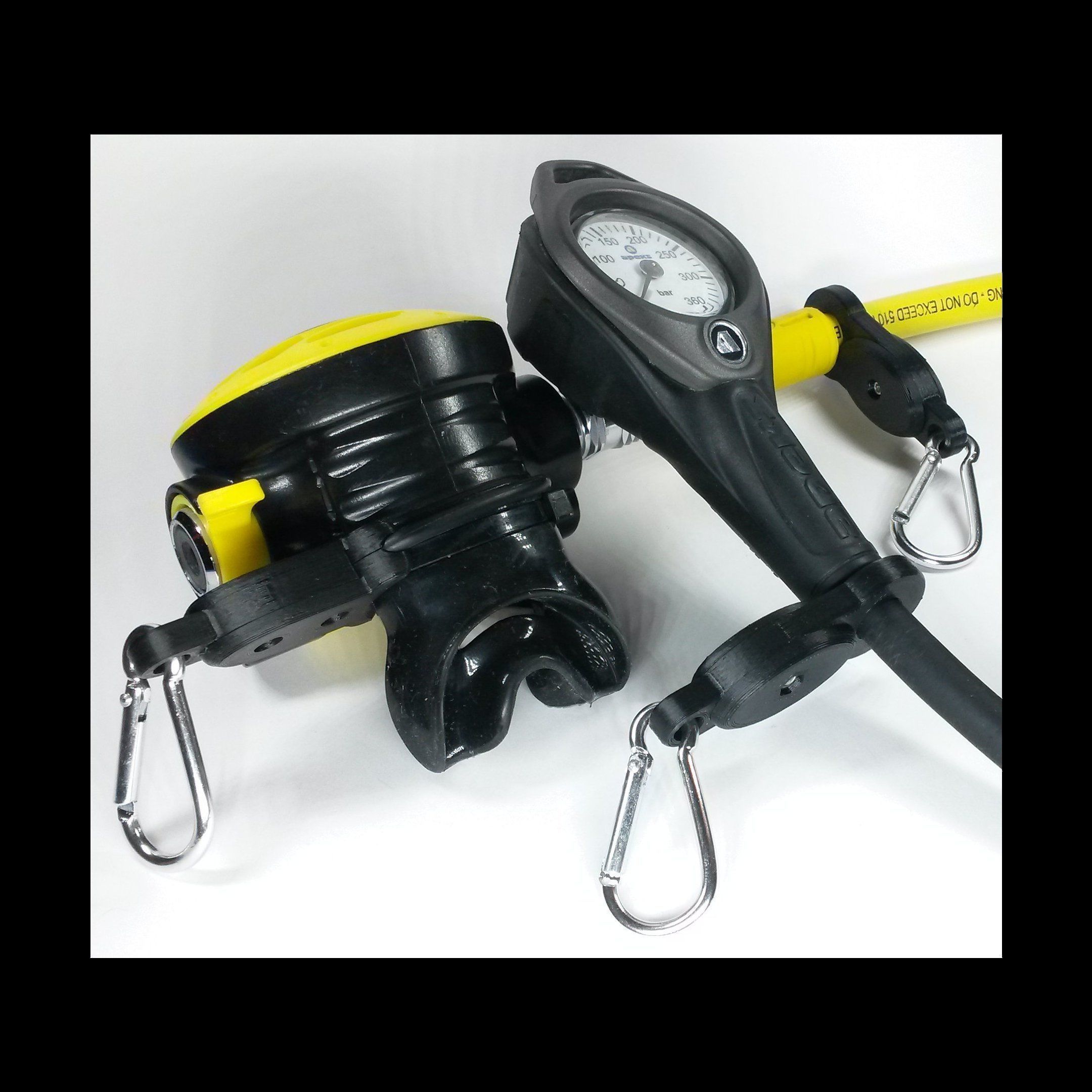 SCUBA - COMPLEX - HP Hose Clip 3D print model_6