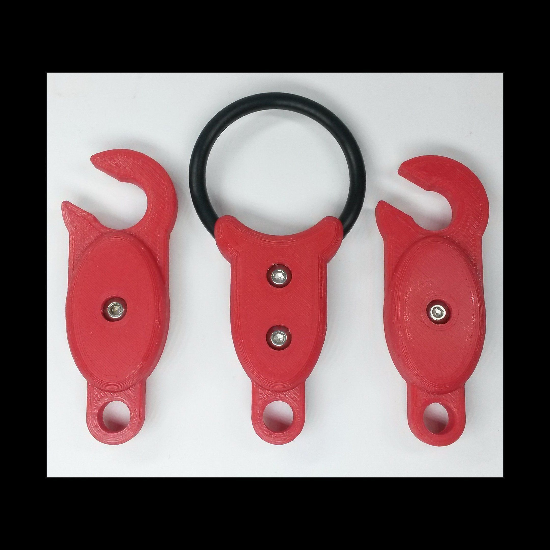 SCUBA - COMPLEX - HP Hose Clip 3D print model_10