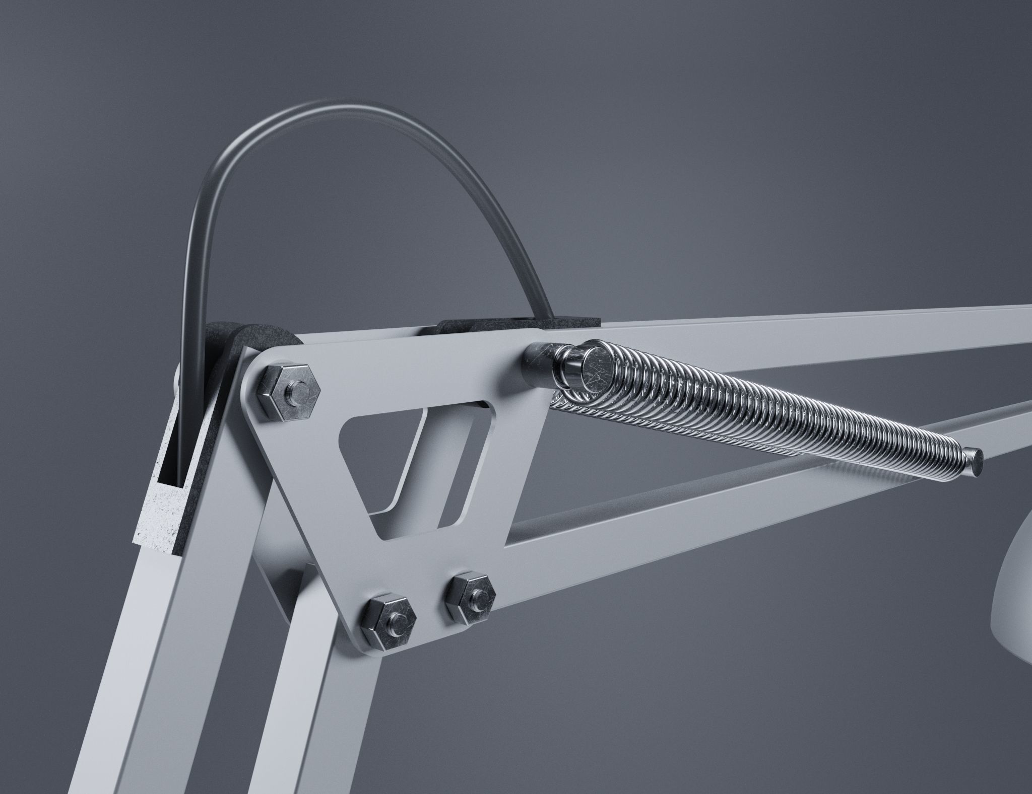 Work Lamp Tertial Free 3D model_3