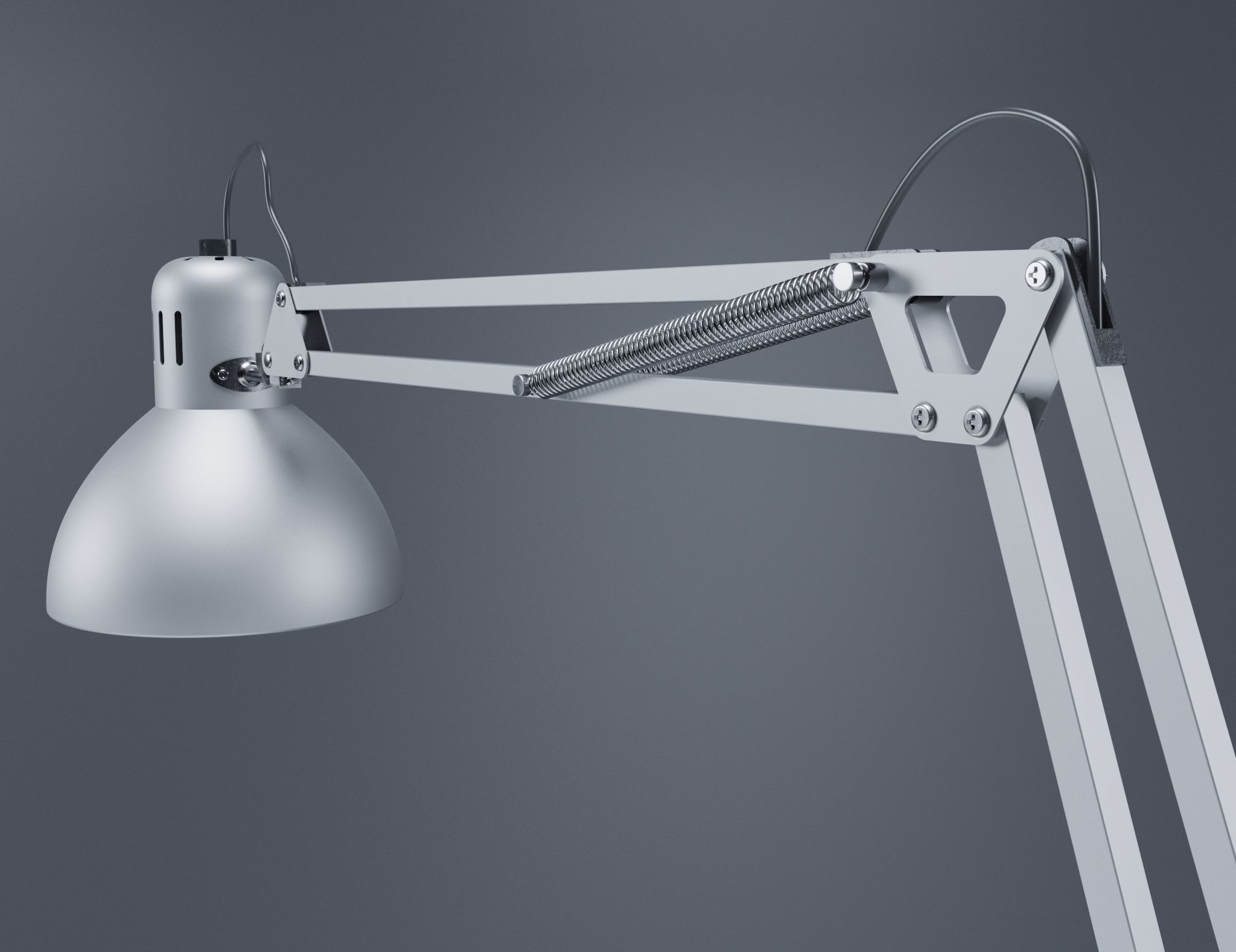 Work Lamp Tertial Free 3D model_2