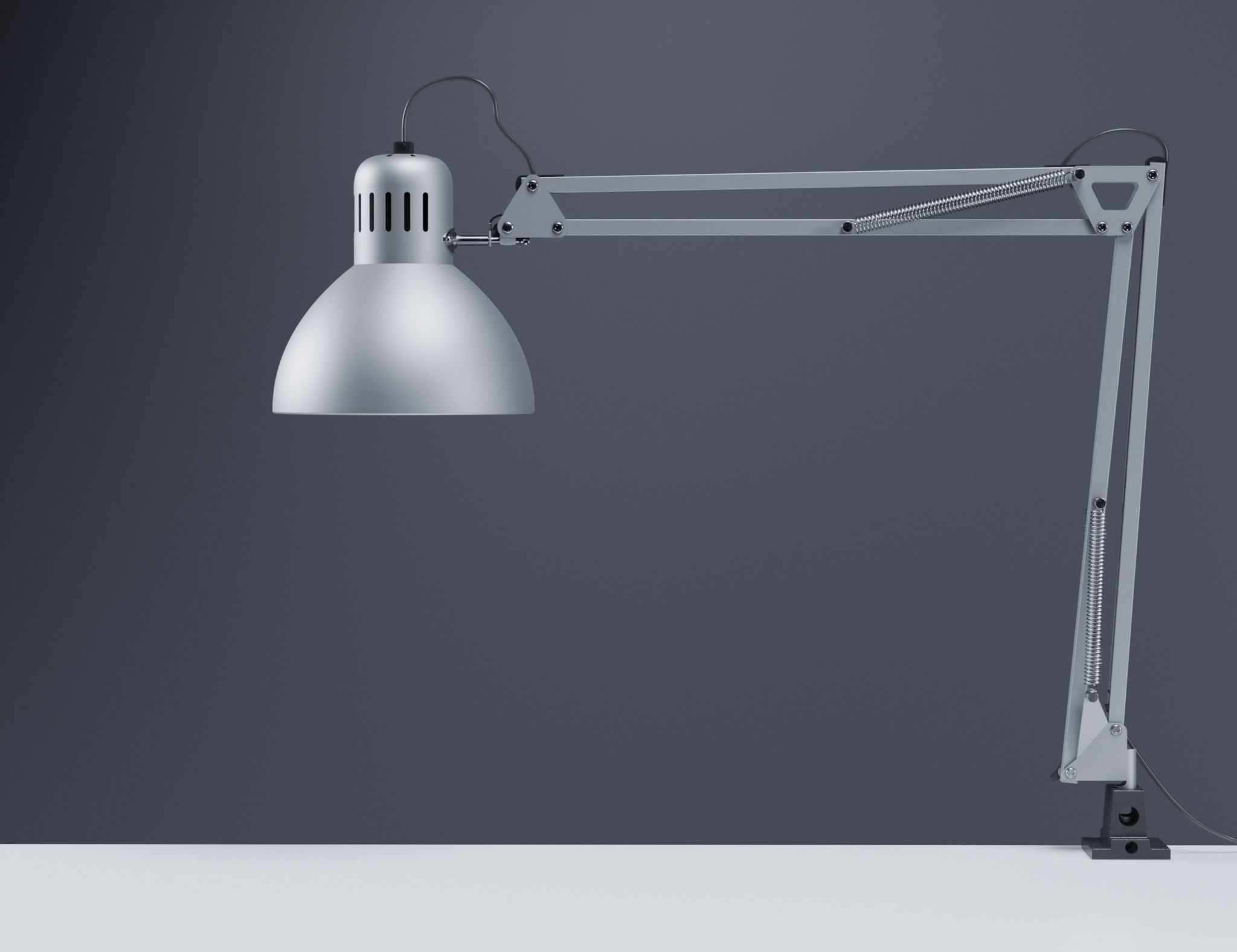 Work Lamp Tertial Free 3D model_1