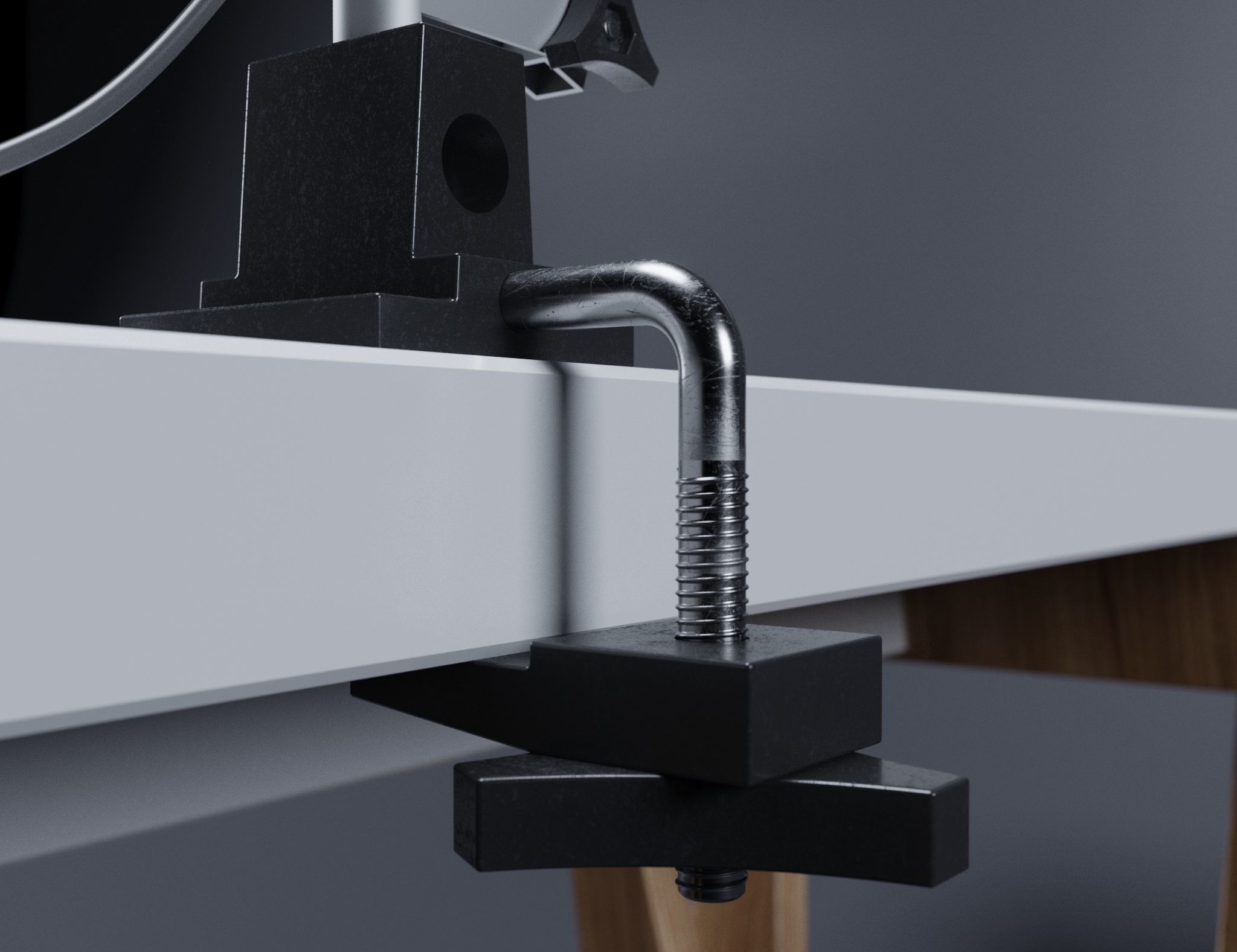 Work Lamp Tertial Free 3D model_6