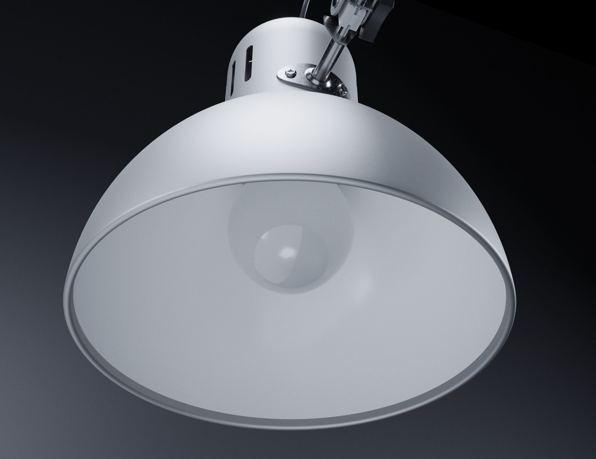 Work Lamp Tertial Free 3D model_7