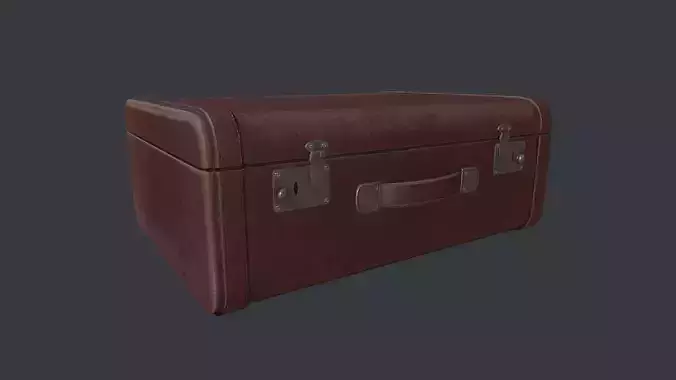 Leather Suitcase - Luggage - Leather Luggage - Leather - Bag    