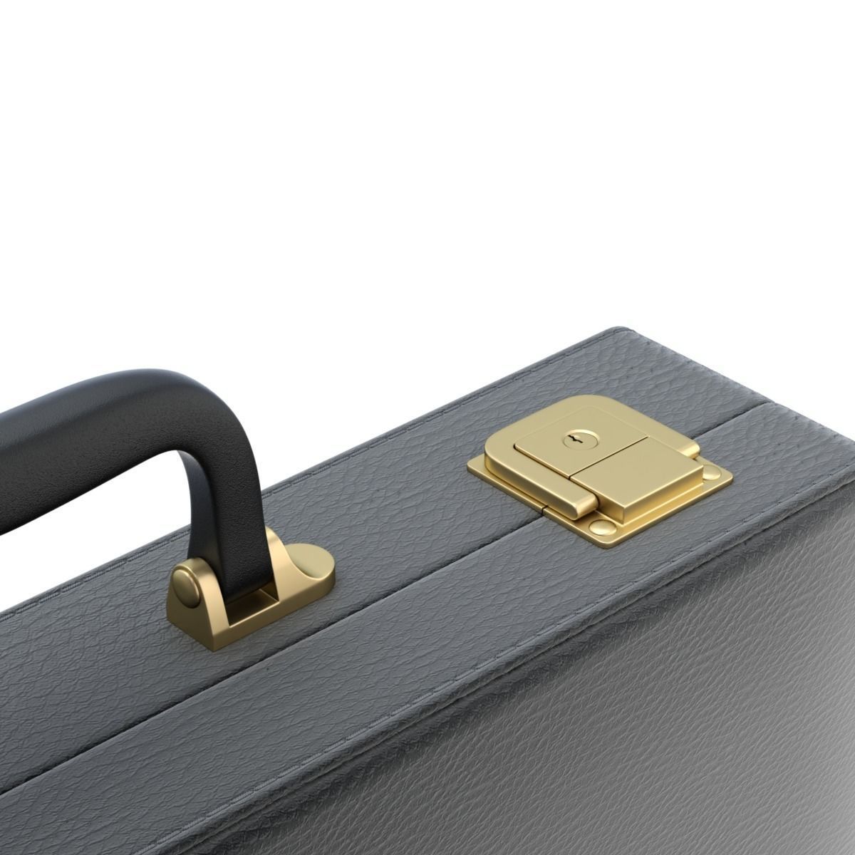 Leather Briefcase 3D model_5