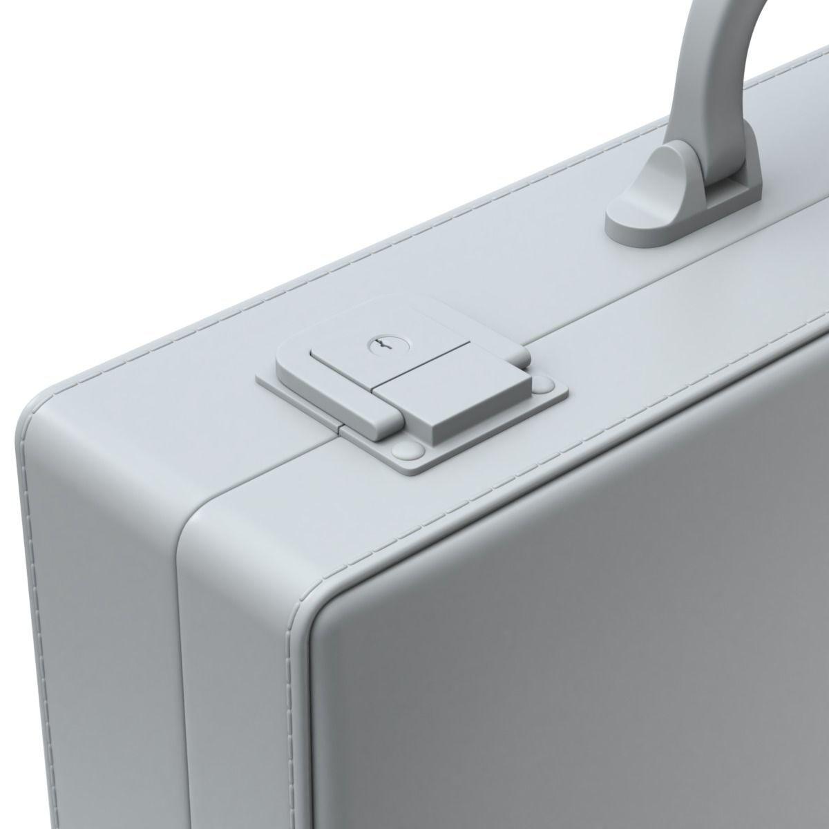 Leather Briefcase 3D model_11