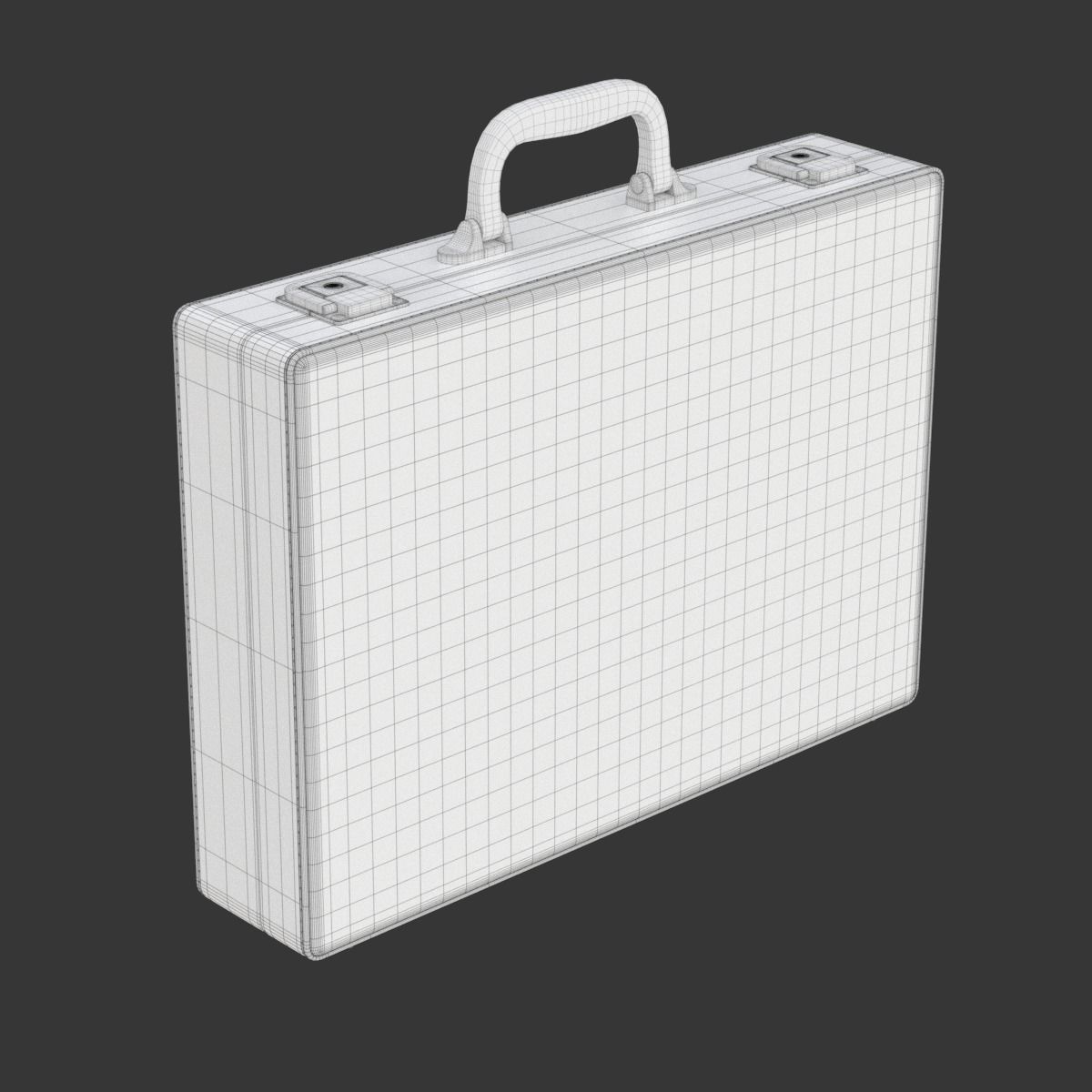 Leather Briefcase 3D model_14