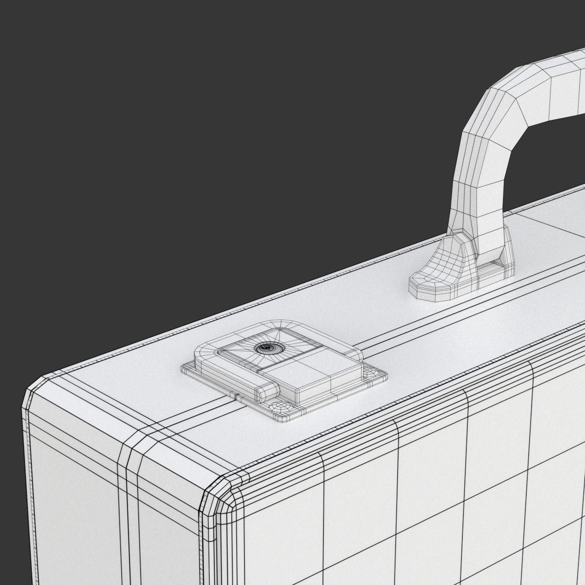 Leather Briefcase 3D model_17