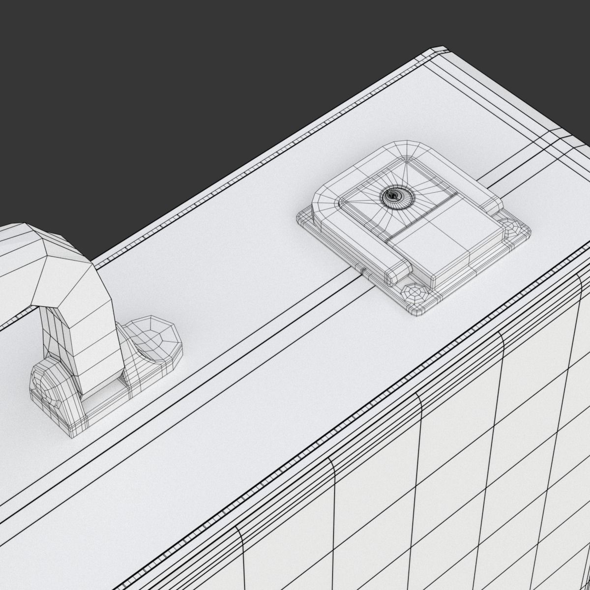 Leather Briefcase 3D model_15