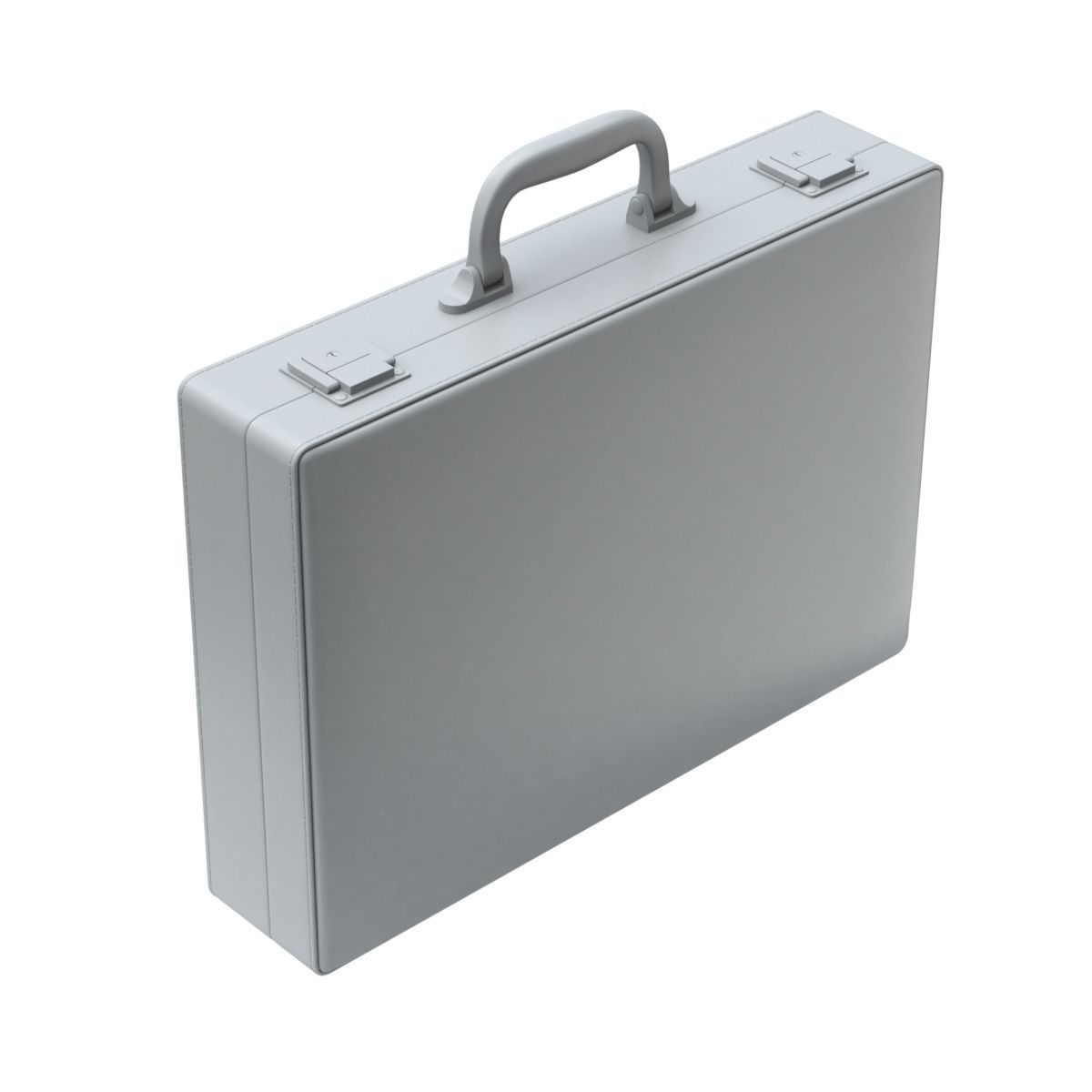 Leather Briefcase 3D model_10