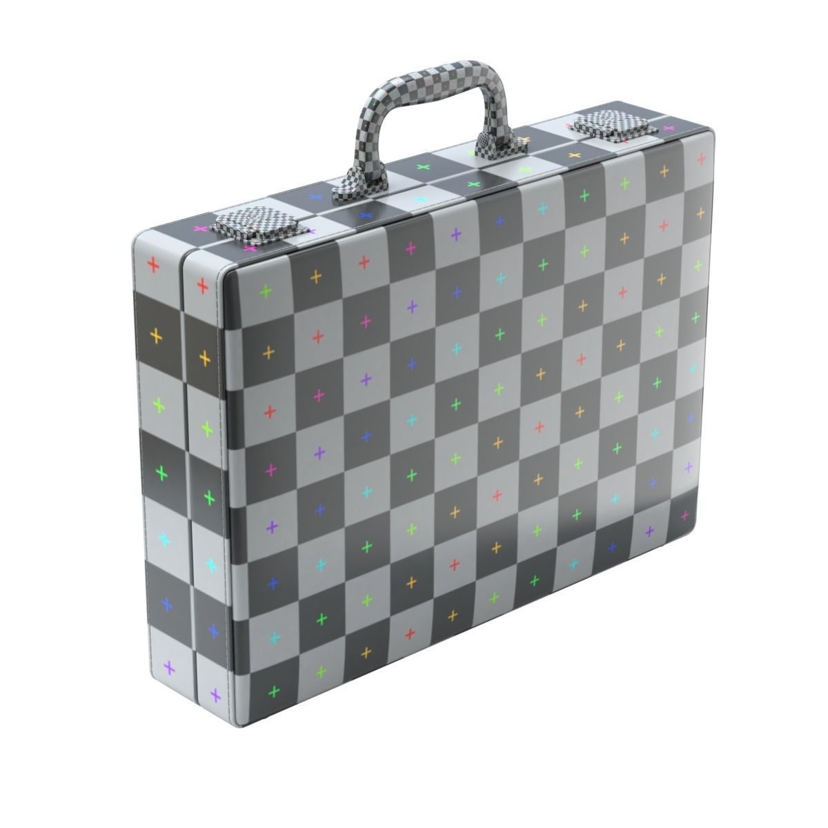 Leather Briefcase 3D model_8