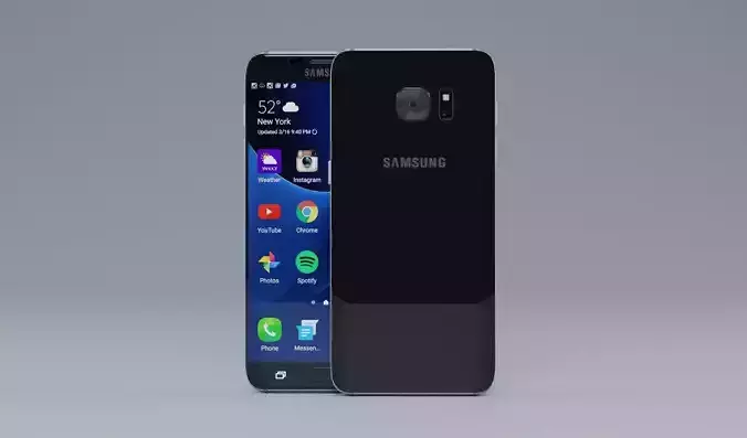Samsung s7 edge Free 3D model