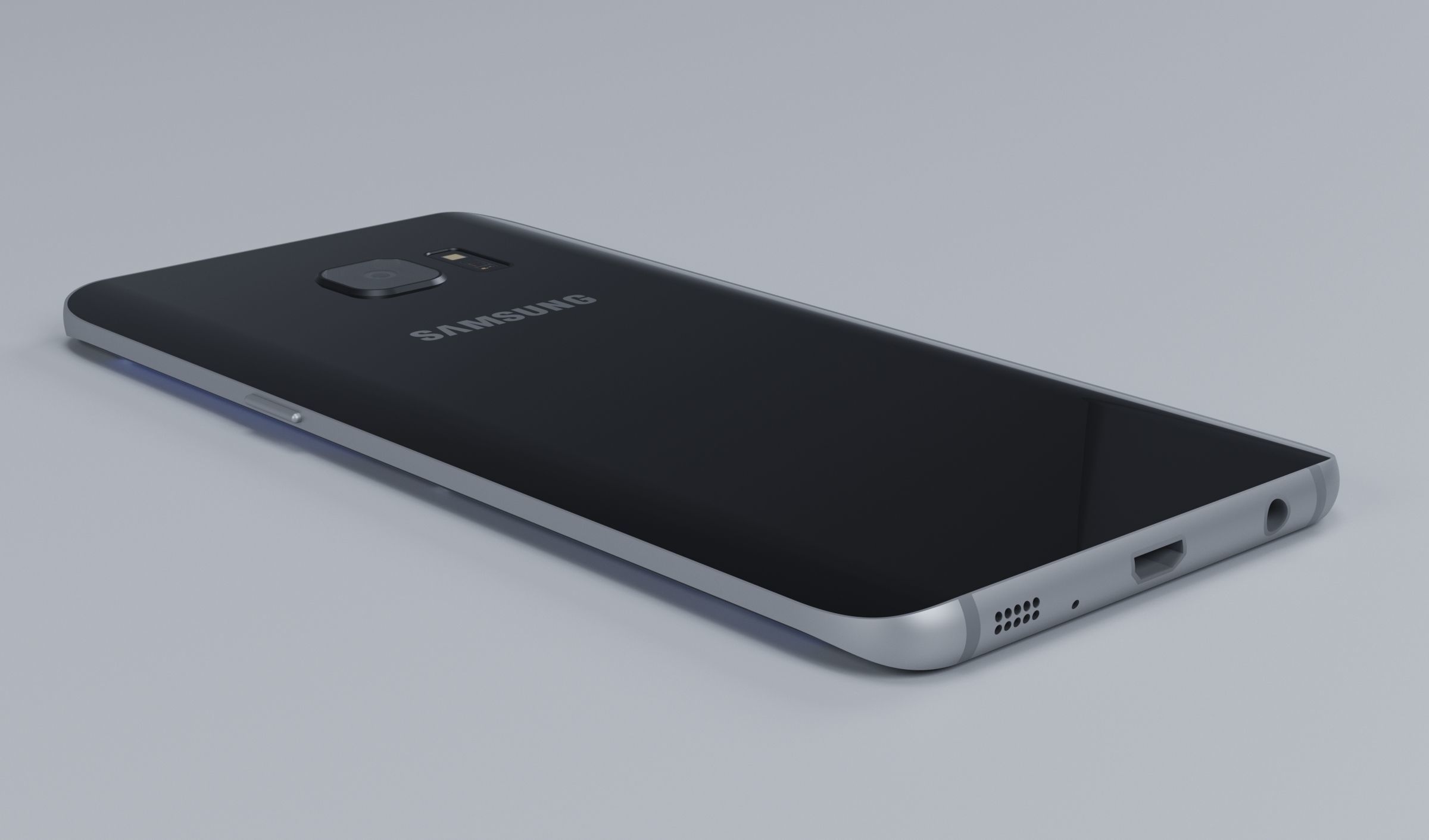 Samsung s7 edge Free 3D model_3