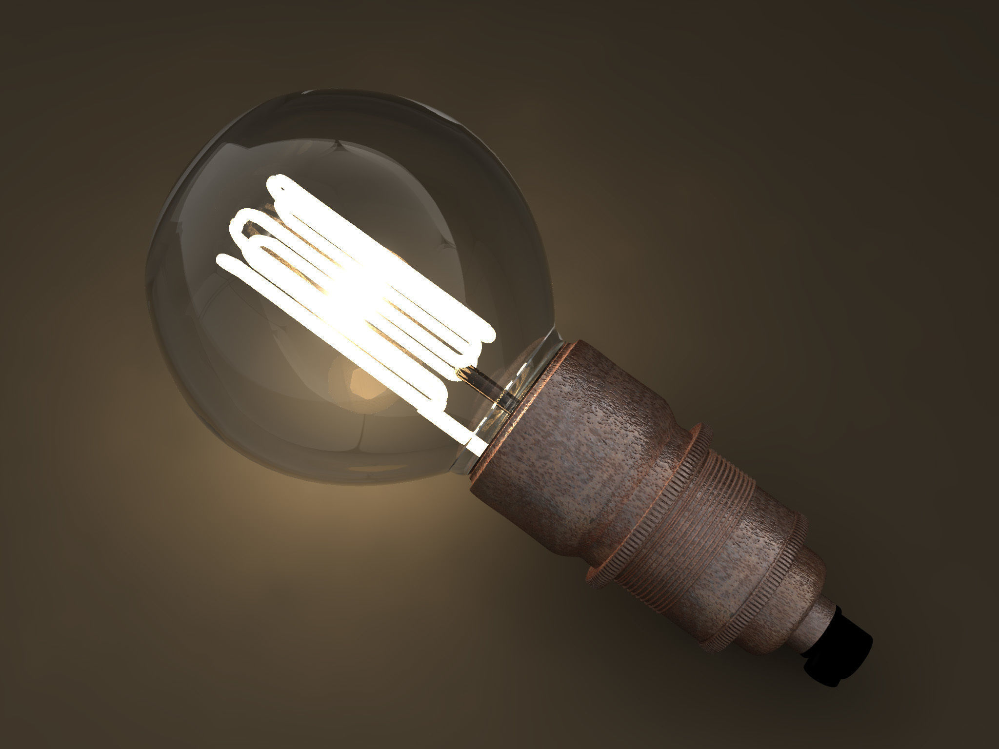 Eco-filament light bulbs combo 3D model_3