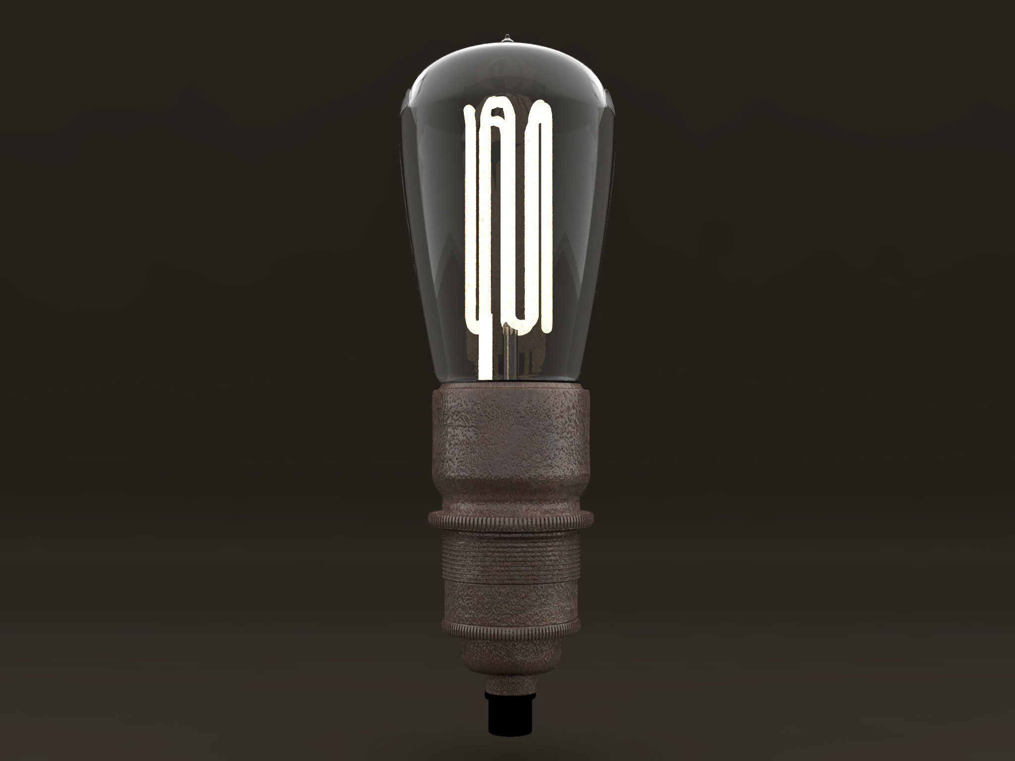 Eco-filament light bulbs combo 3D model_4