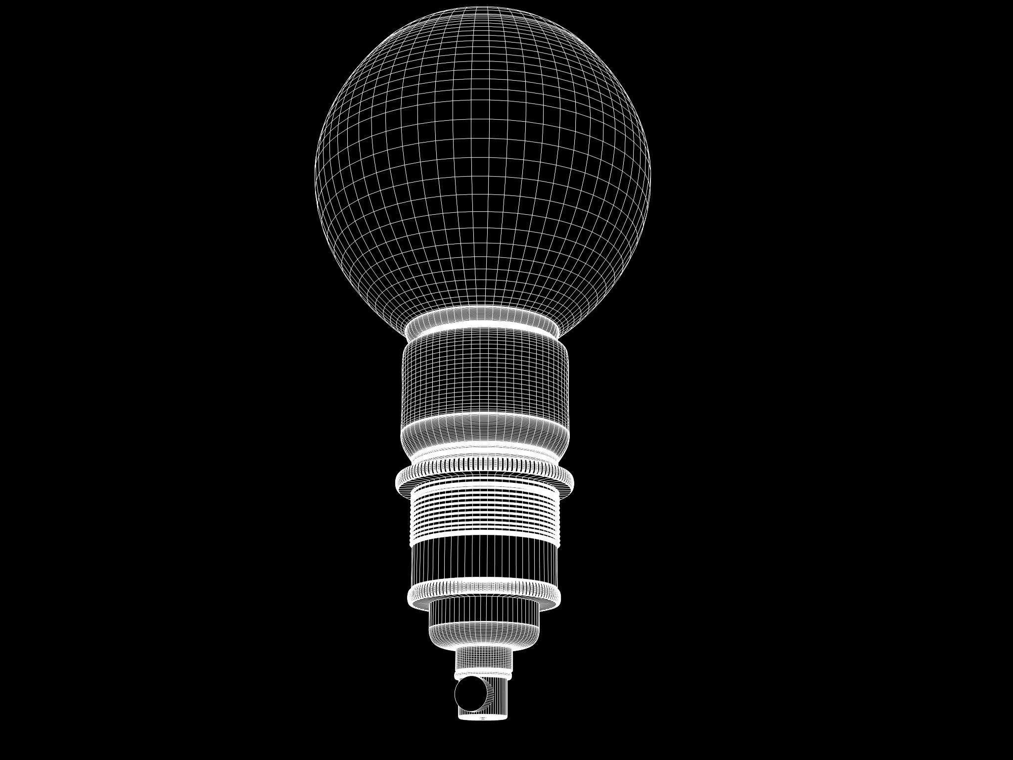 Eco-filament light bulbs combo 3D model_10