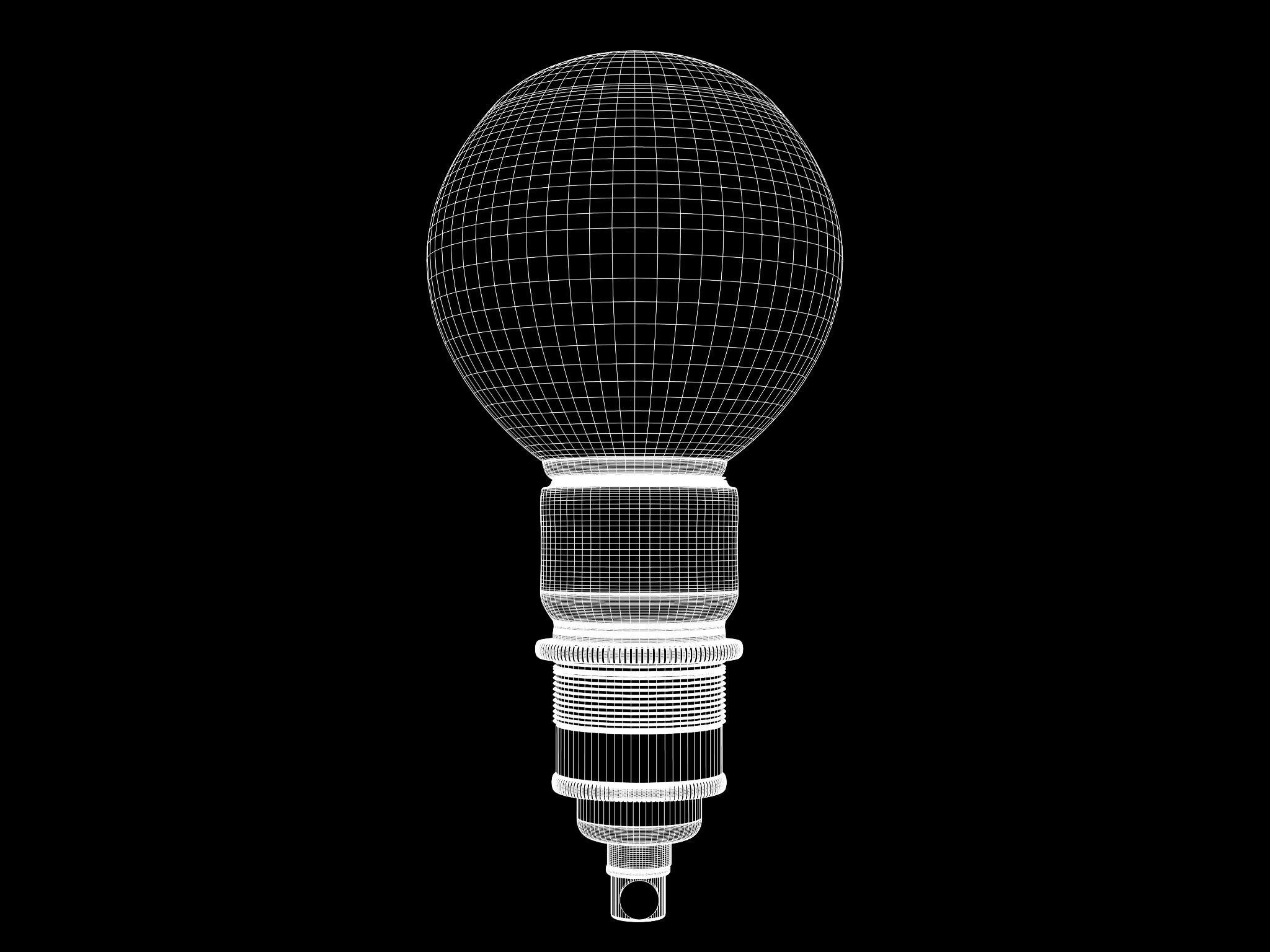 Eco-filament light bulbs combo 3D model_15