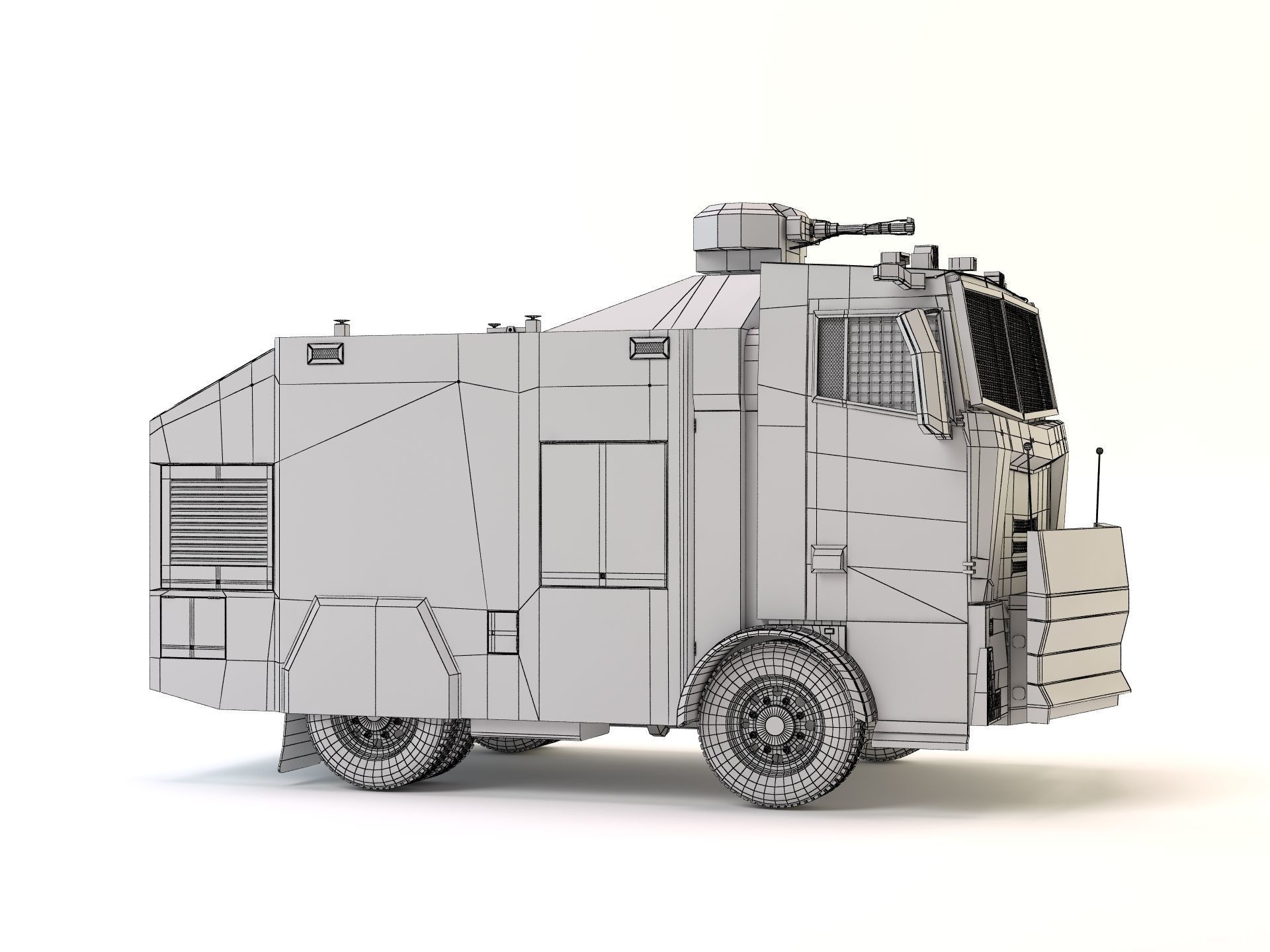 Turkish Riot Vehicles Toma - Turkish Police Vehicle For Riot Control 3D model | CGTrader