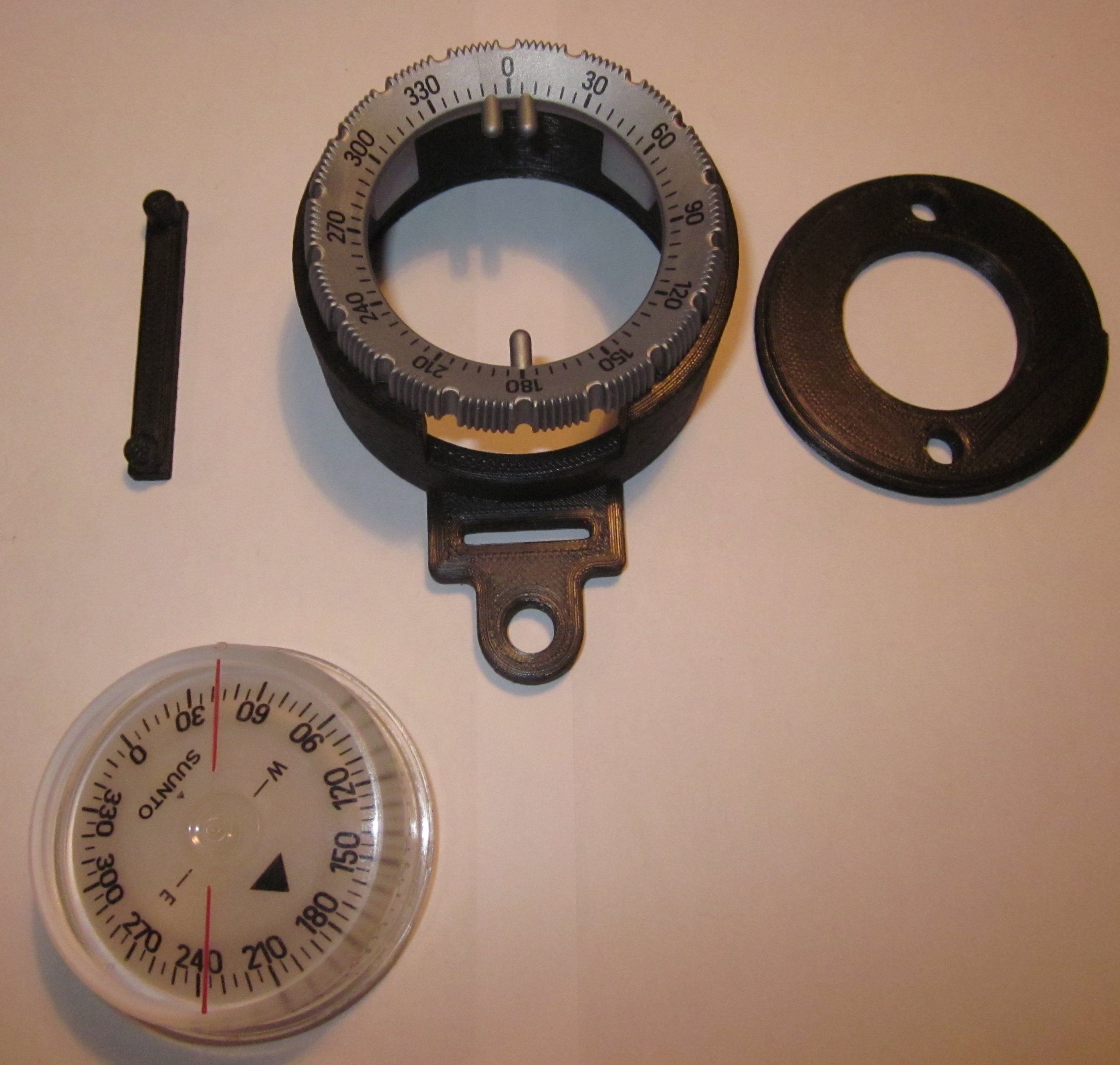 SCUBA - Housing For Suunto SK-8 Compass 3D print model_12