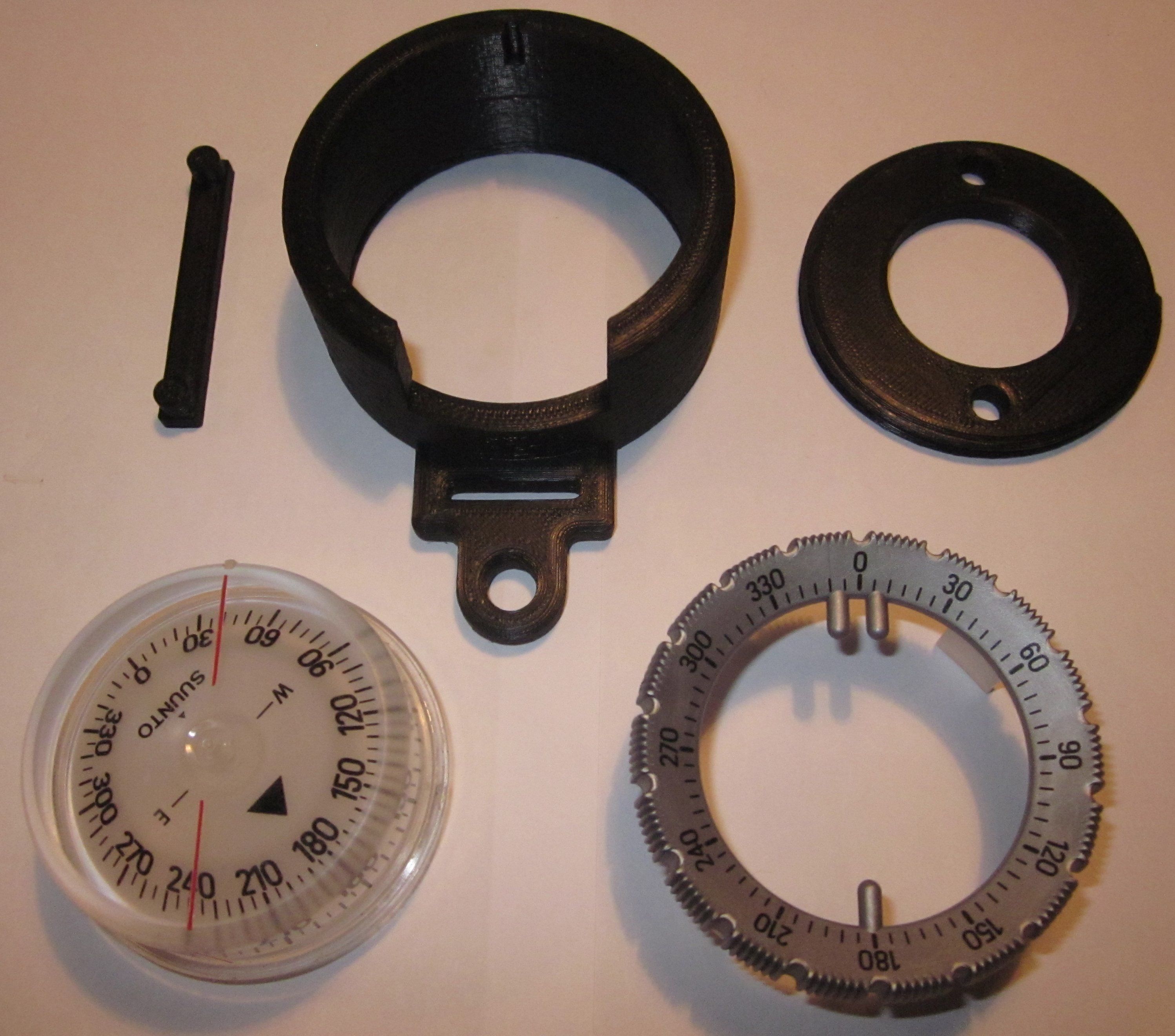 SCUBA - Housing For Suunto SK-8 Compass 3D print model_11