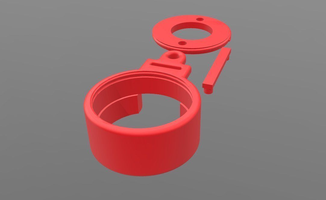 SCUBA - Housing For Suunto SK-8 Compass 3D print model_4