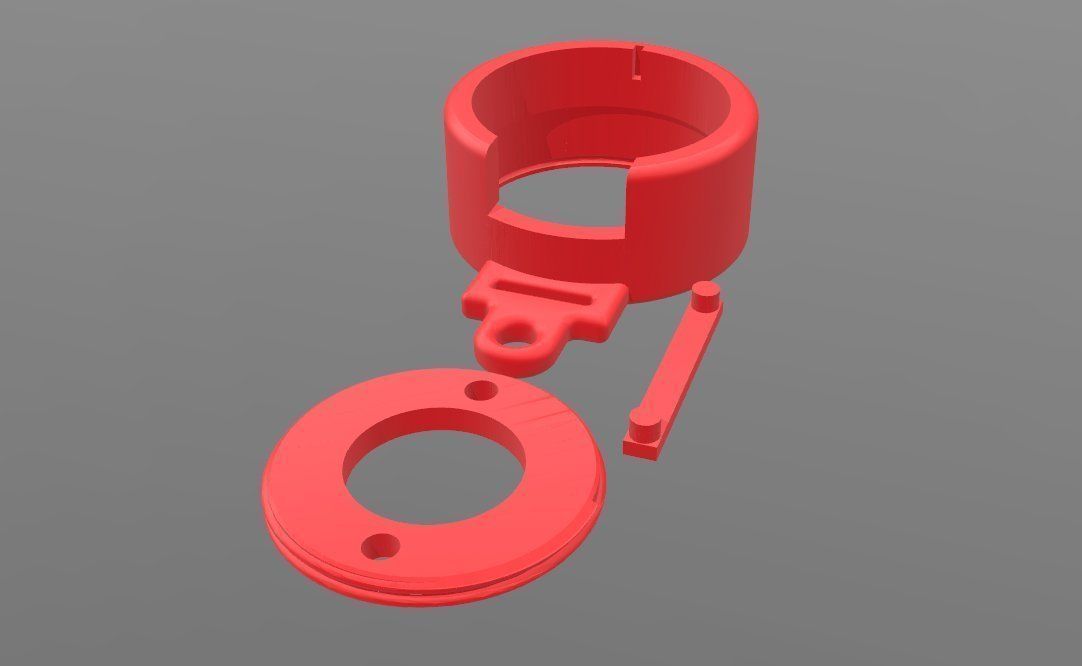 SCUBA - Housing For Suunto SK-8 Compass 3D print model_3