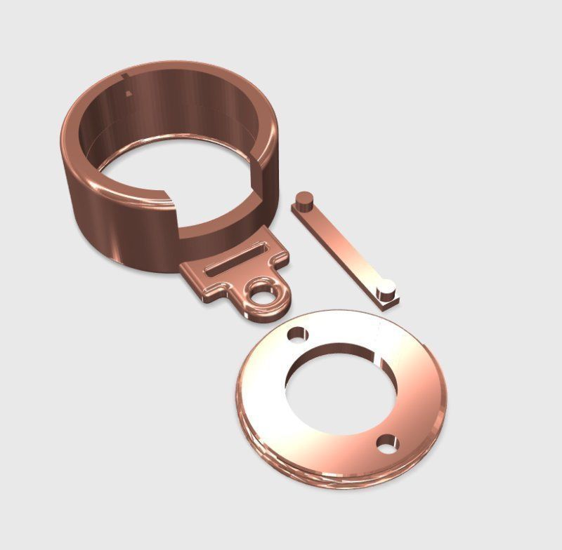 SCUBA - Housing For Suunto SK-8 Compass 3D print model_2