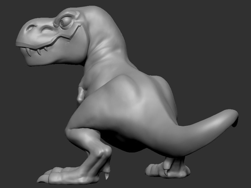 T-Rex t - rex 3D print model_7