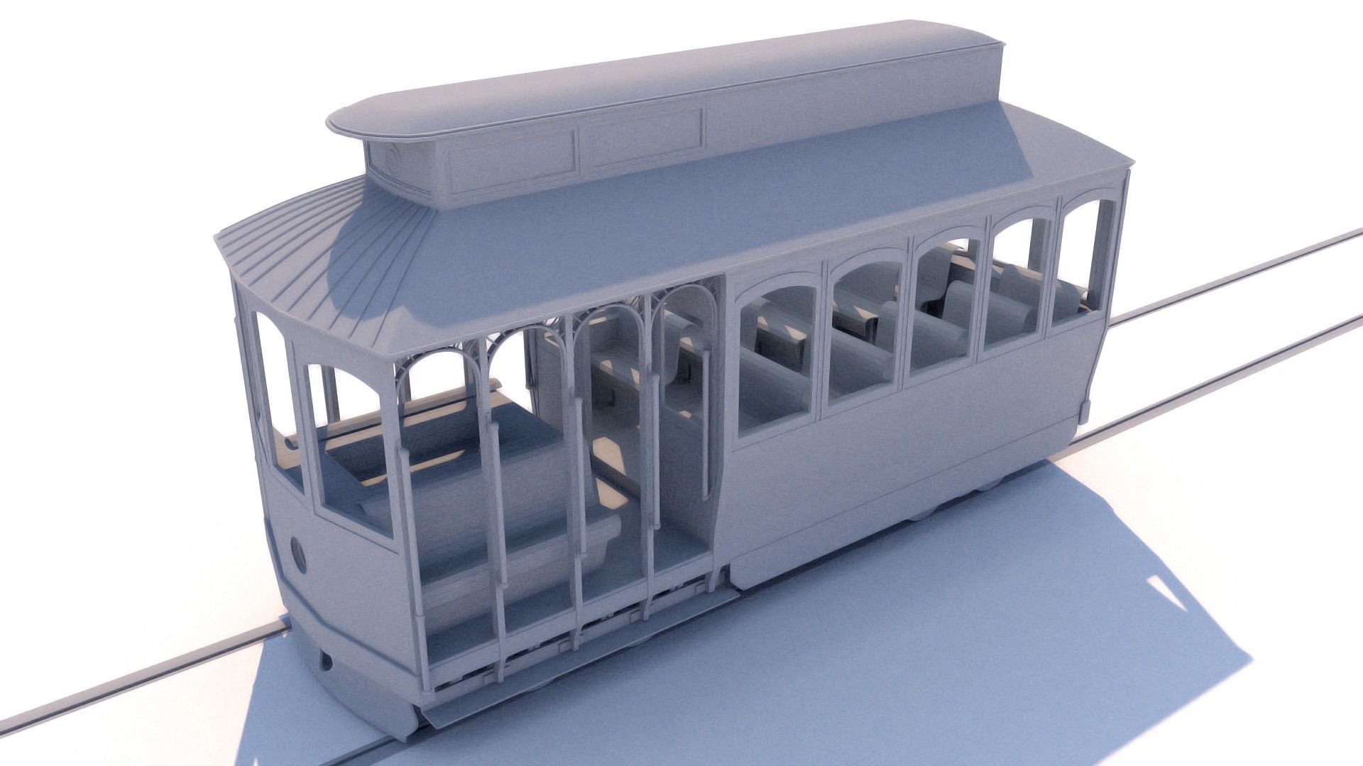 Street Tram 3D model_20