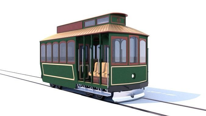 Street Tram 3D model