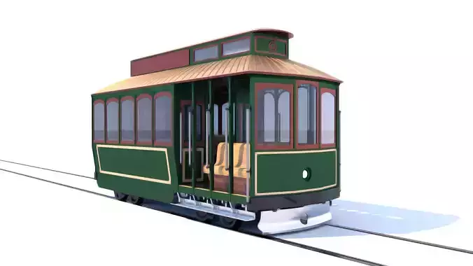 Street Tram 3D model