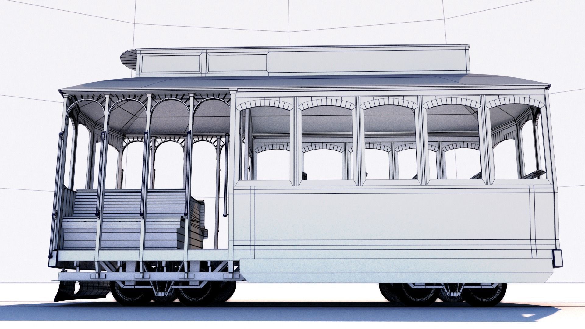 Street Tram 3D model_13