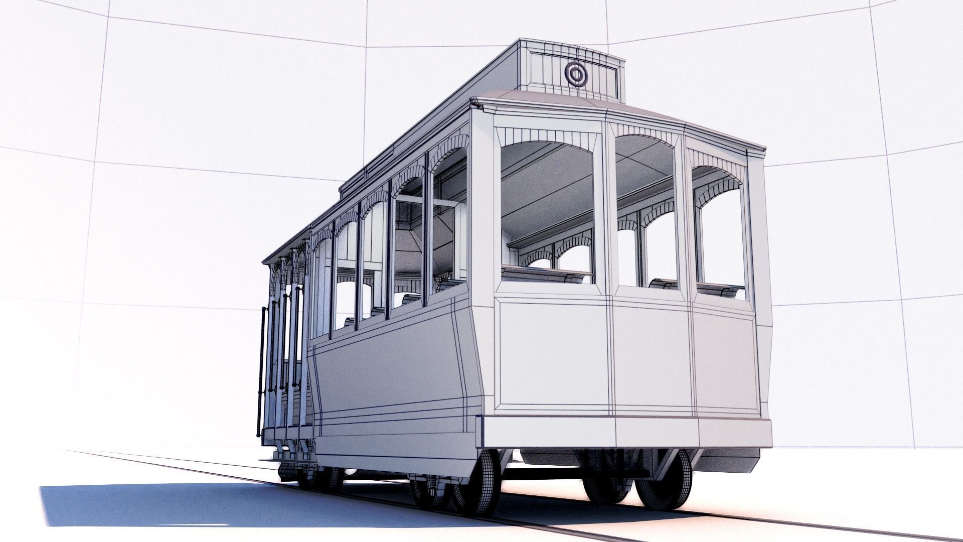 Street Tram 3D model_16