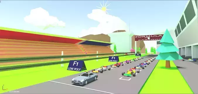 low poly formaula 1 car racer apk Low-poly 3D model low poly formaula 1 car racer apk Low-poly 3D model