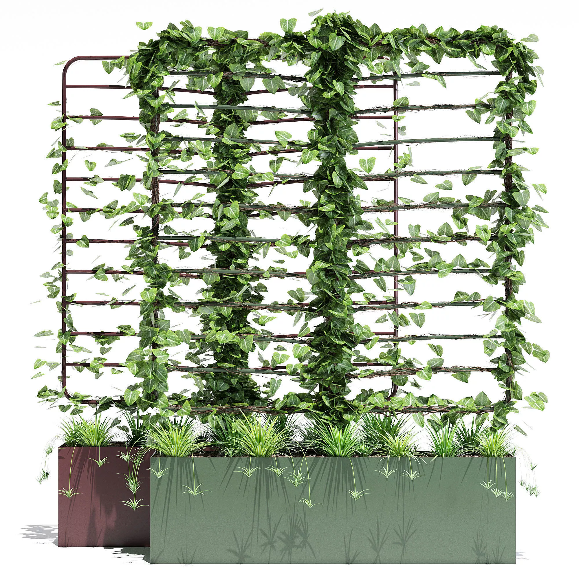 Wattle ivy planter 3D model